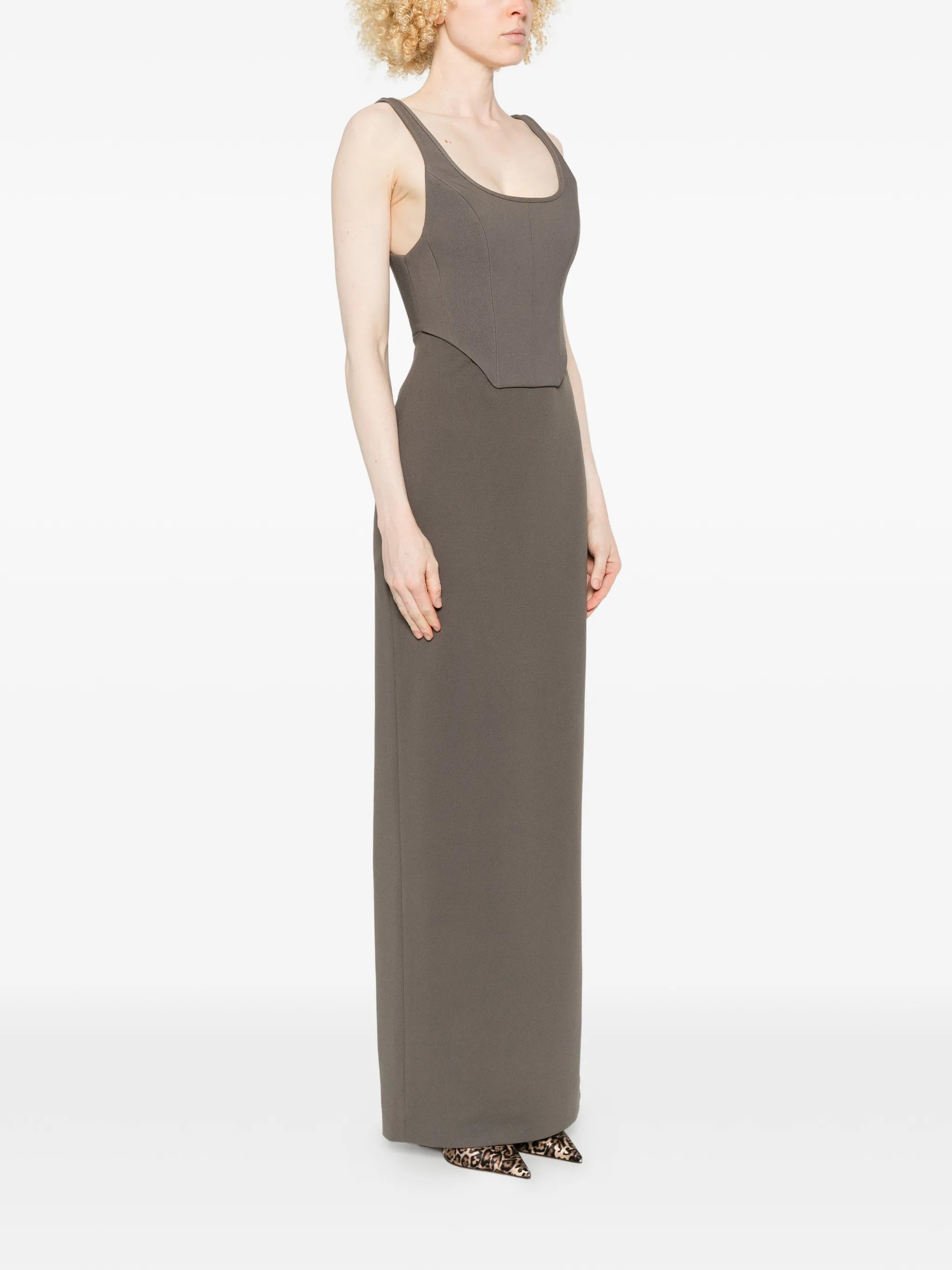 Noor panel maxi dress