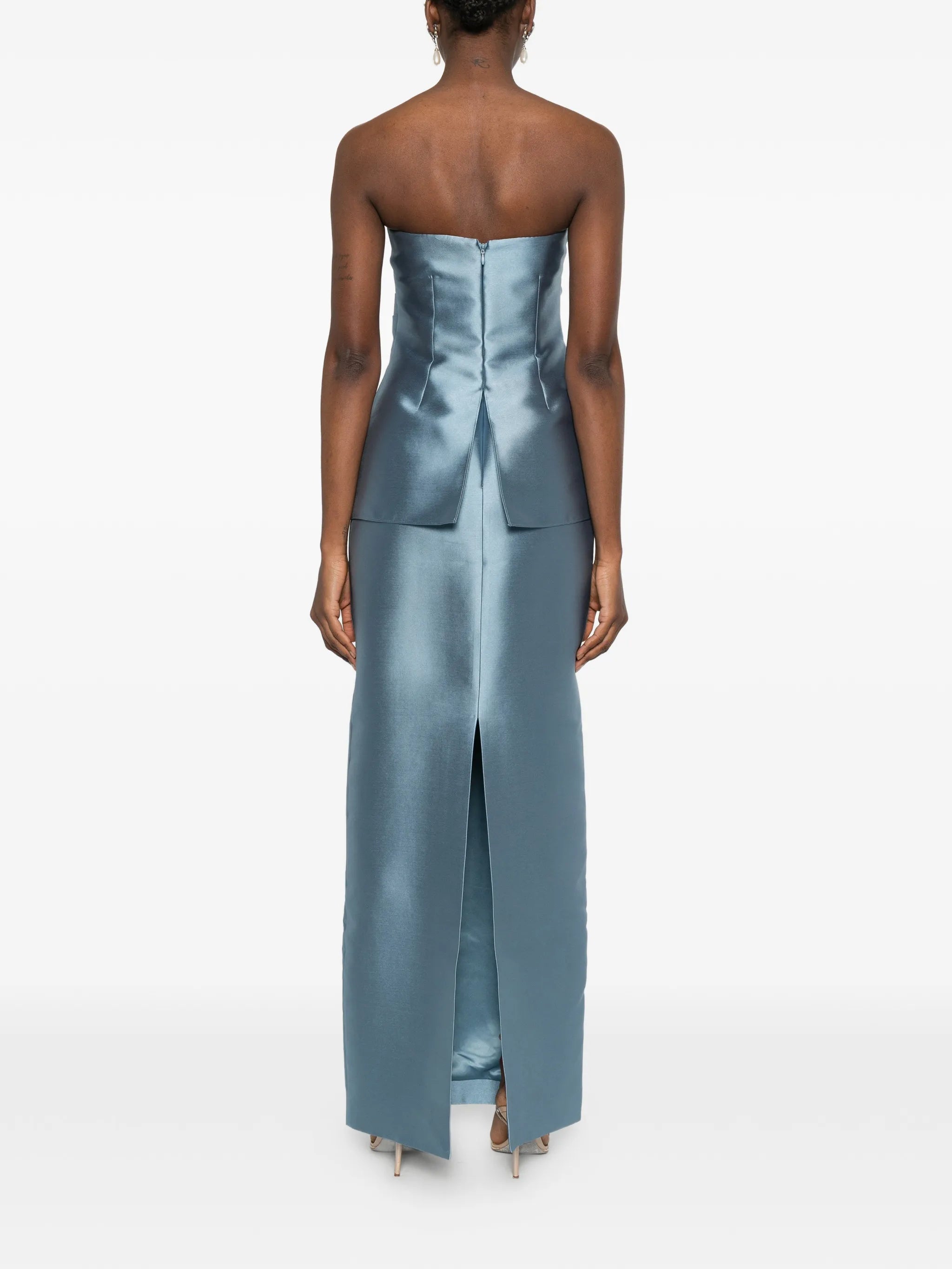 Lucille strapless maxi dress
