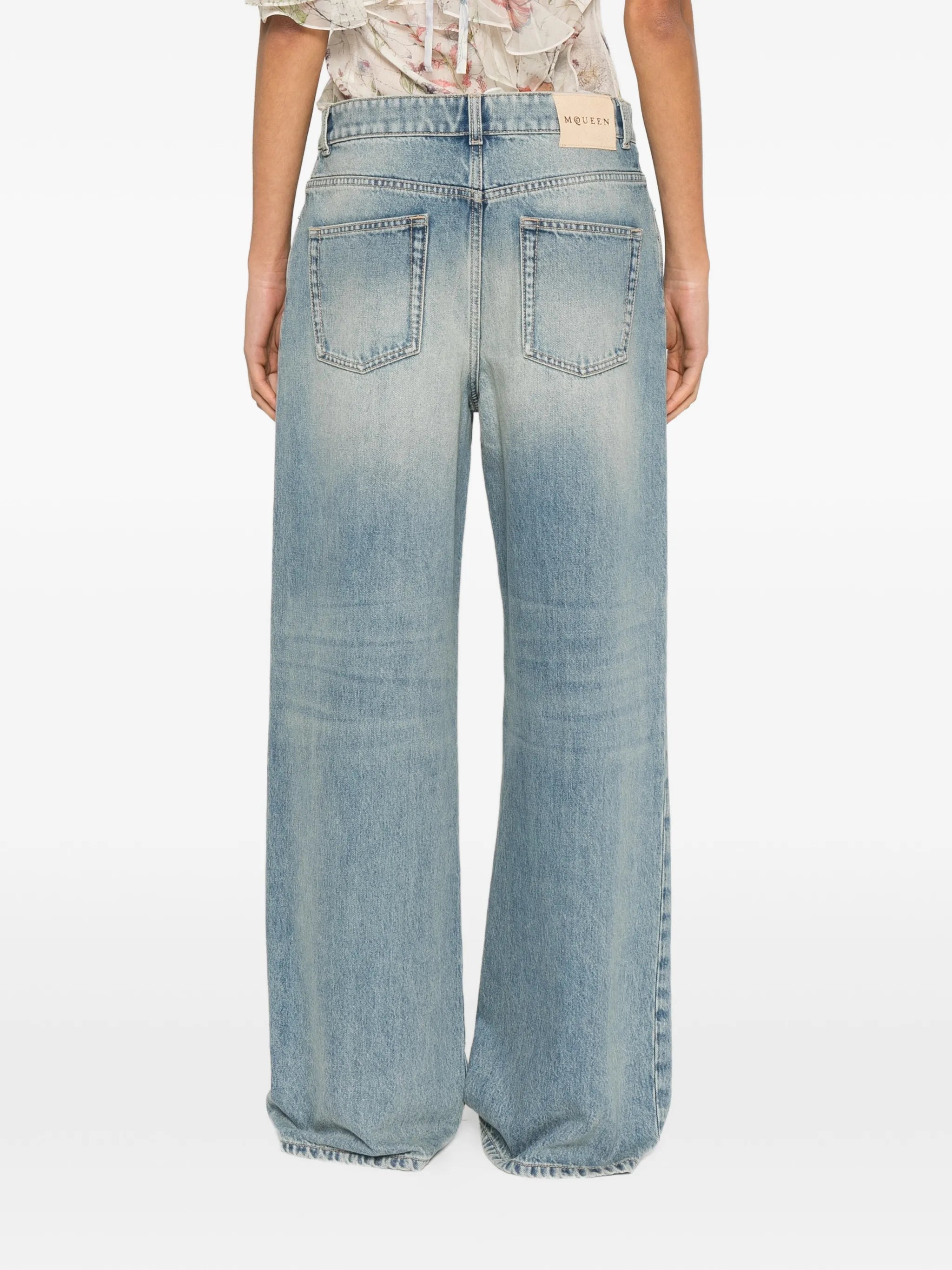 wide-leg jeans