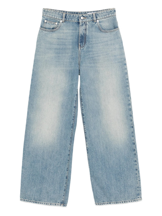 wide-leg jeans