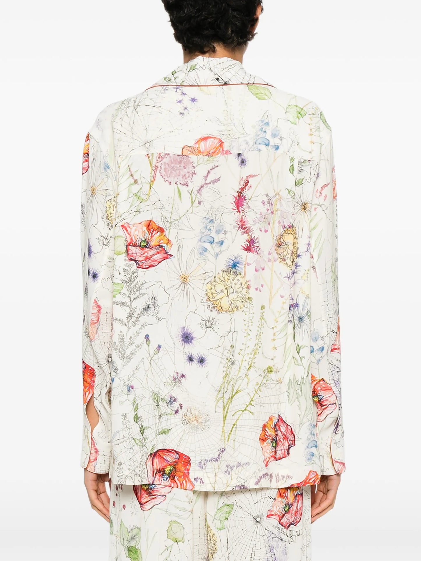 floral-print shirt