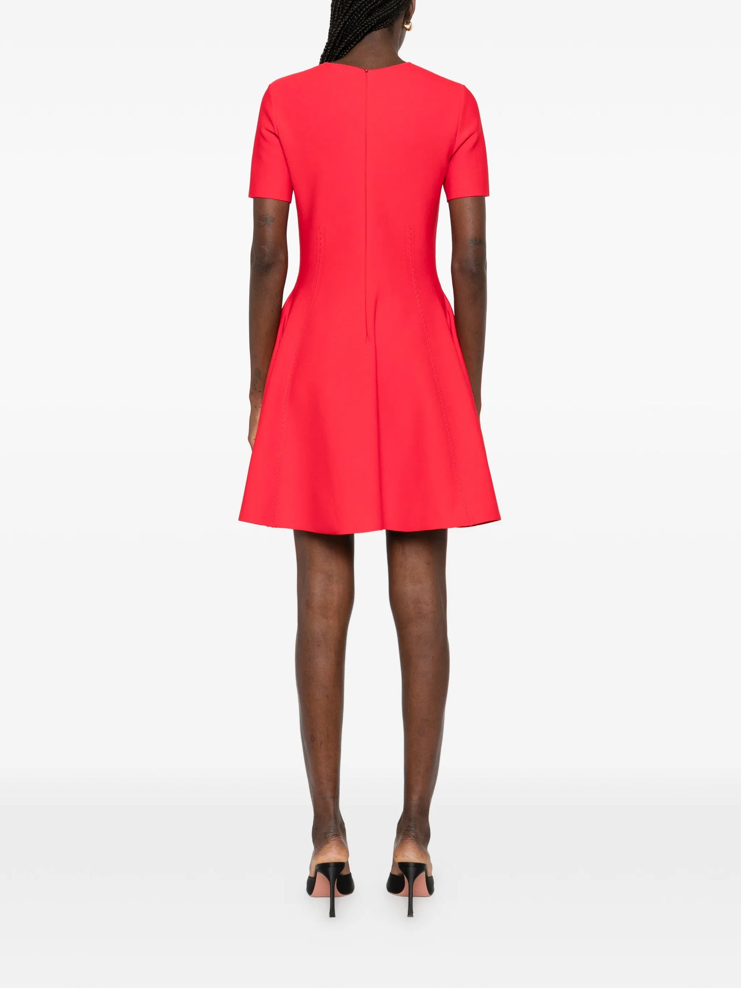 short-sleeve mini dress