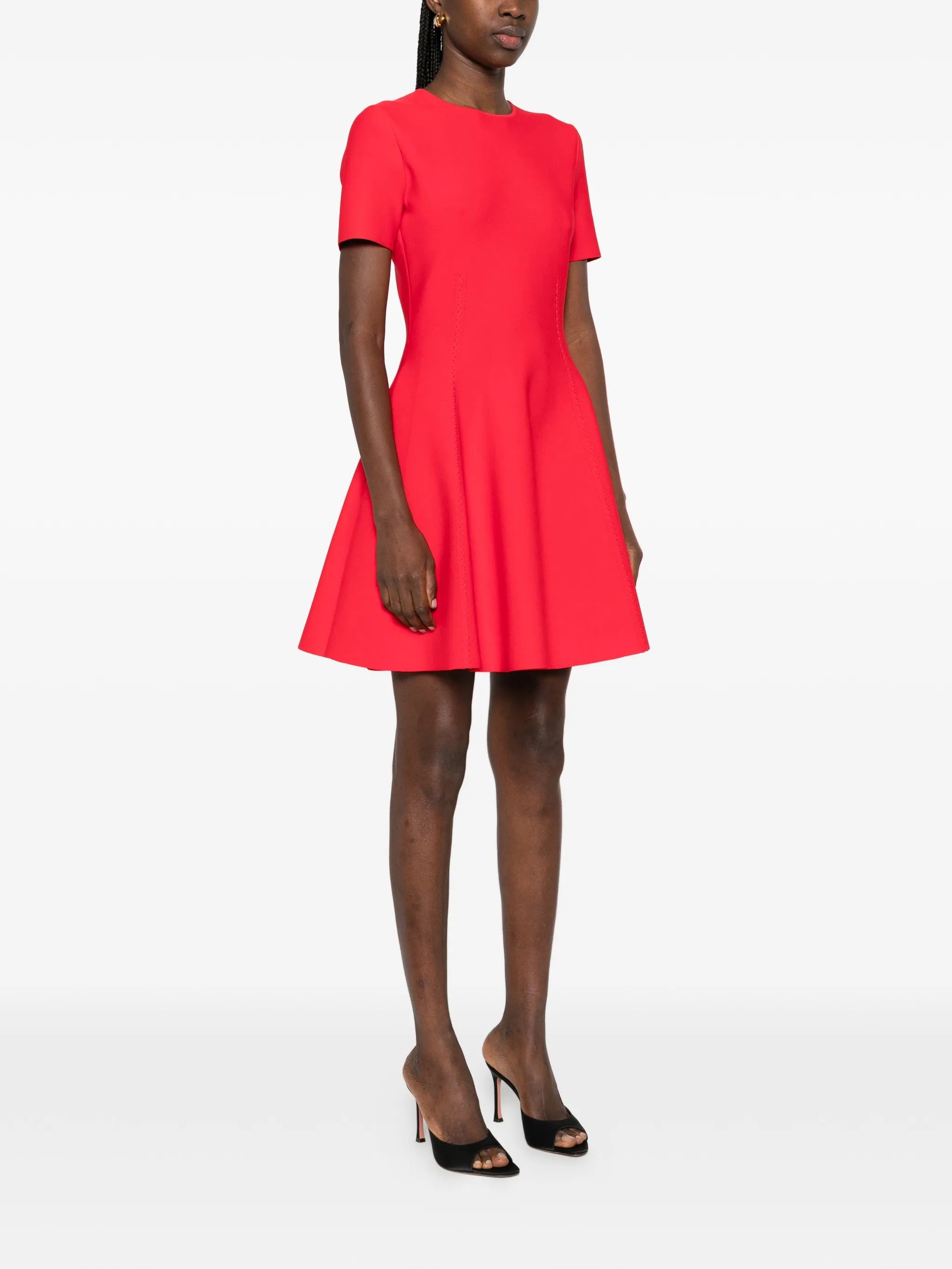 short-sleeve mini dress