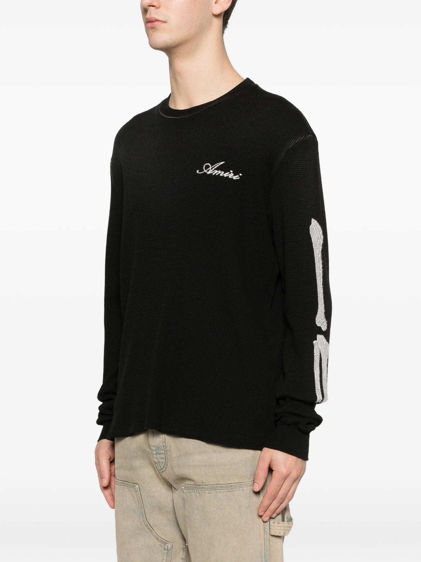 bones-motif T-shirt