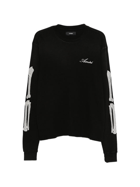 bones-motif T-shirt
