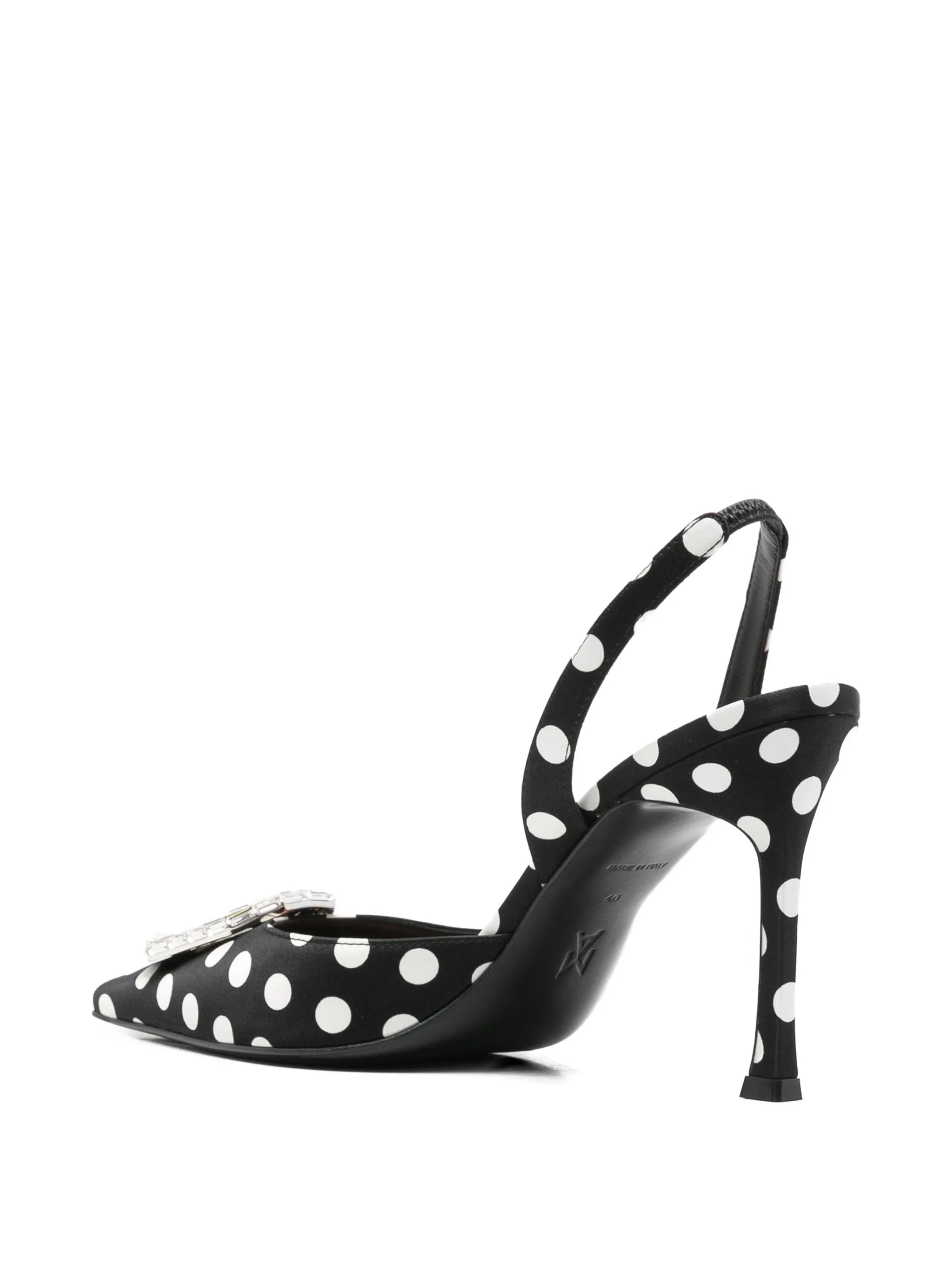 Camelia crystal-embellished pumps