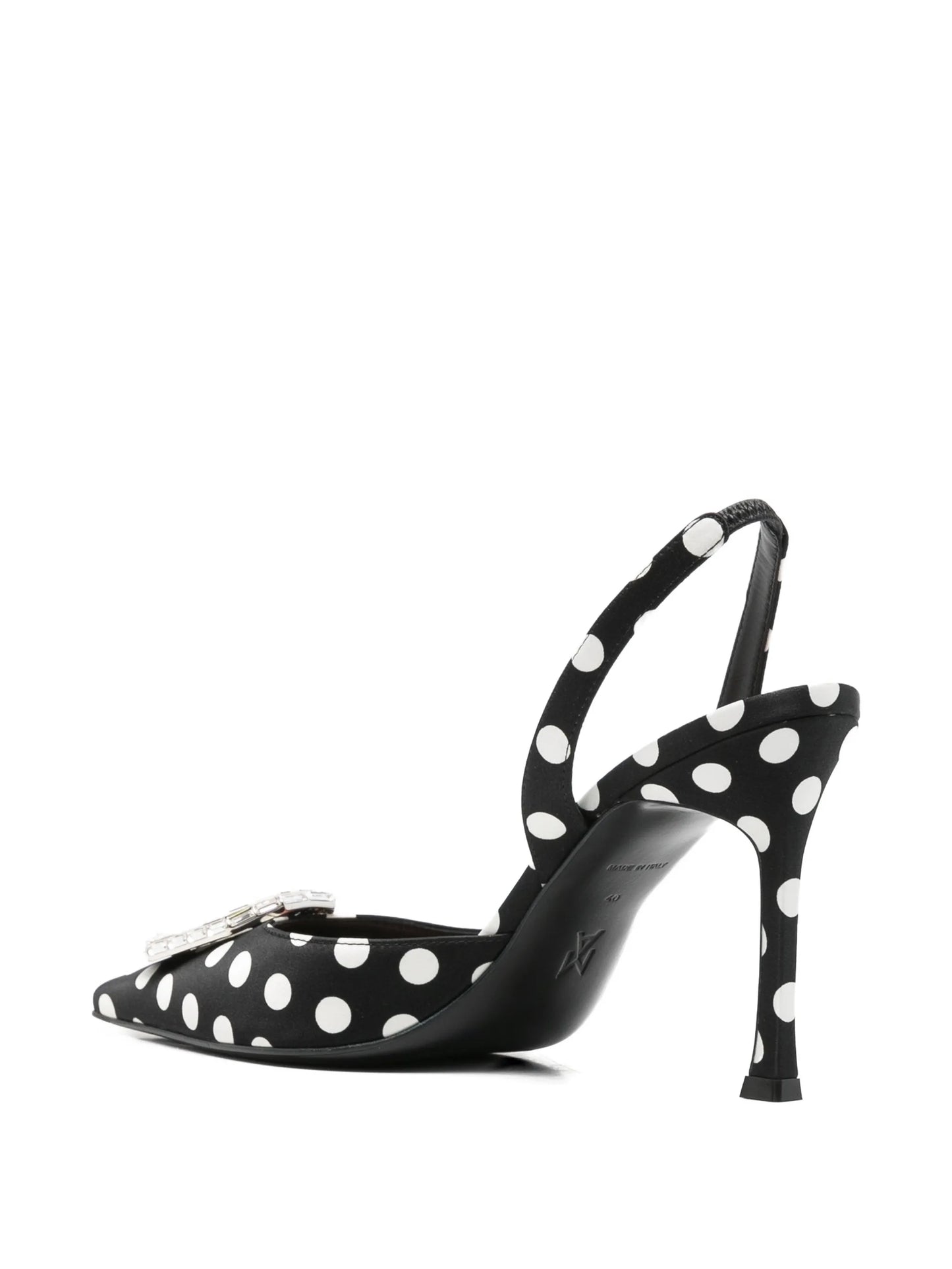Camelia crystal-embellished pumps