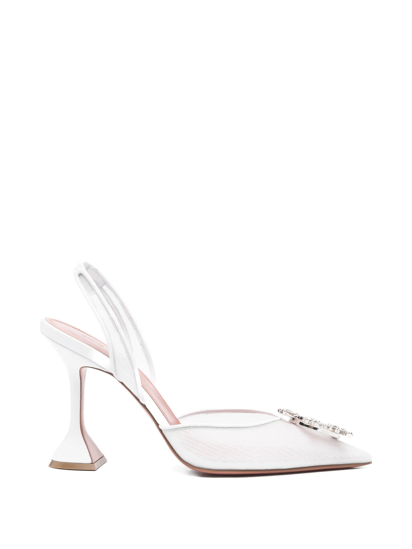 Begum mesh embellishment pumps