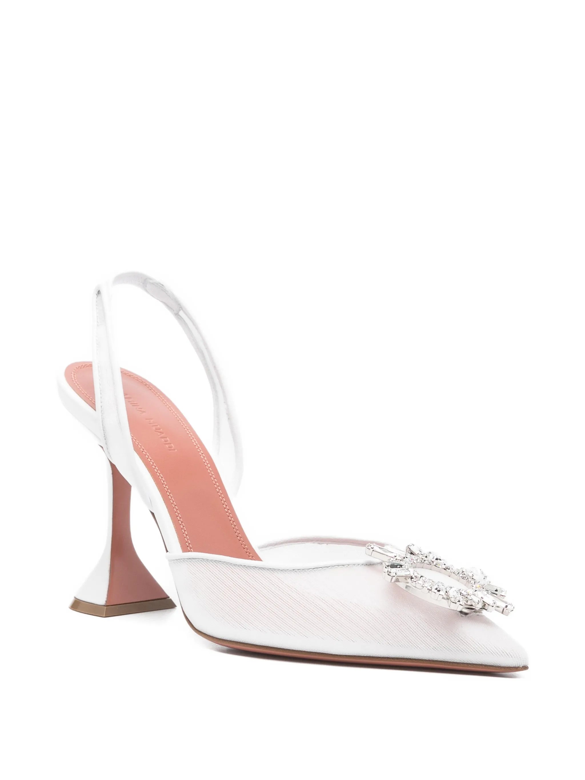 Begum mesh embellishment pumps