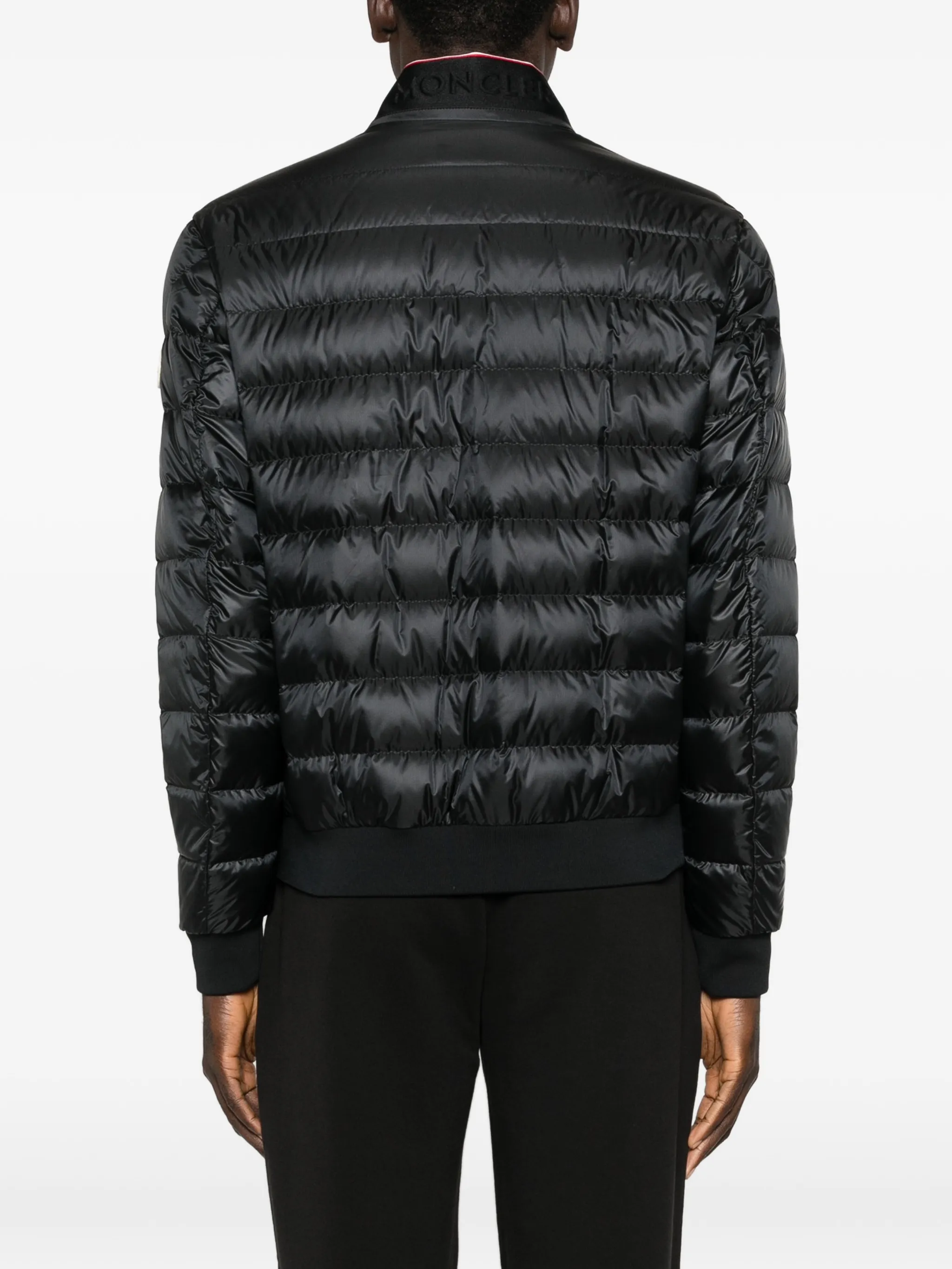 Rigel quilted logo-patch jacket