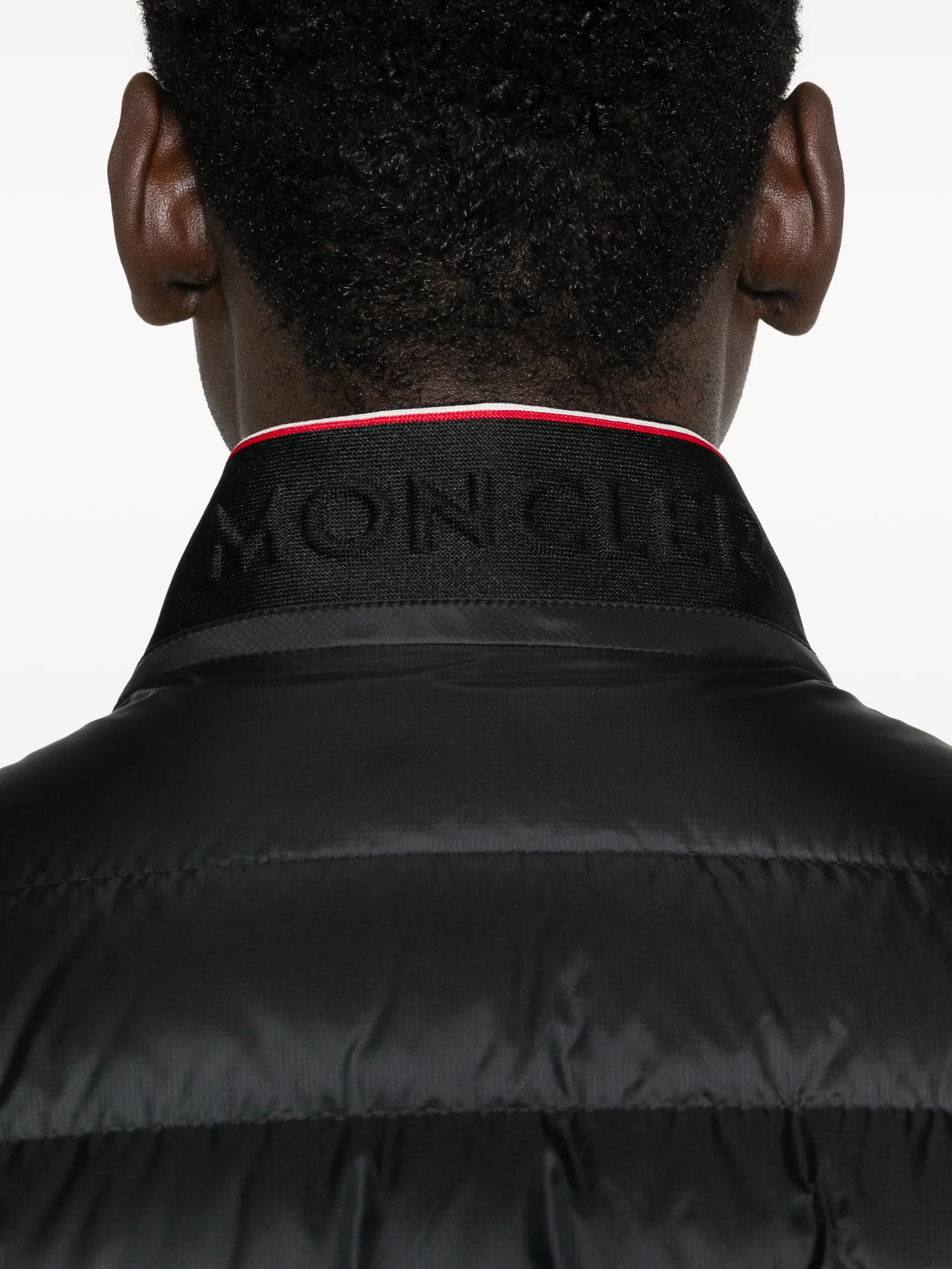 Rigel quilted logo-patch jacket
