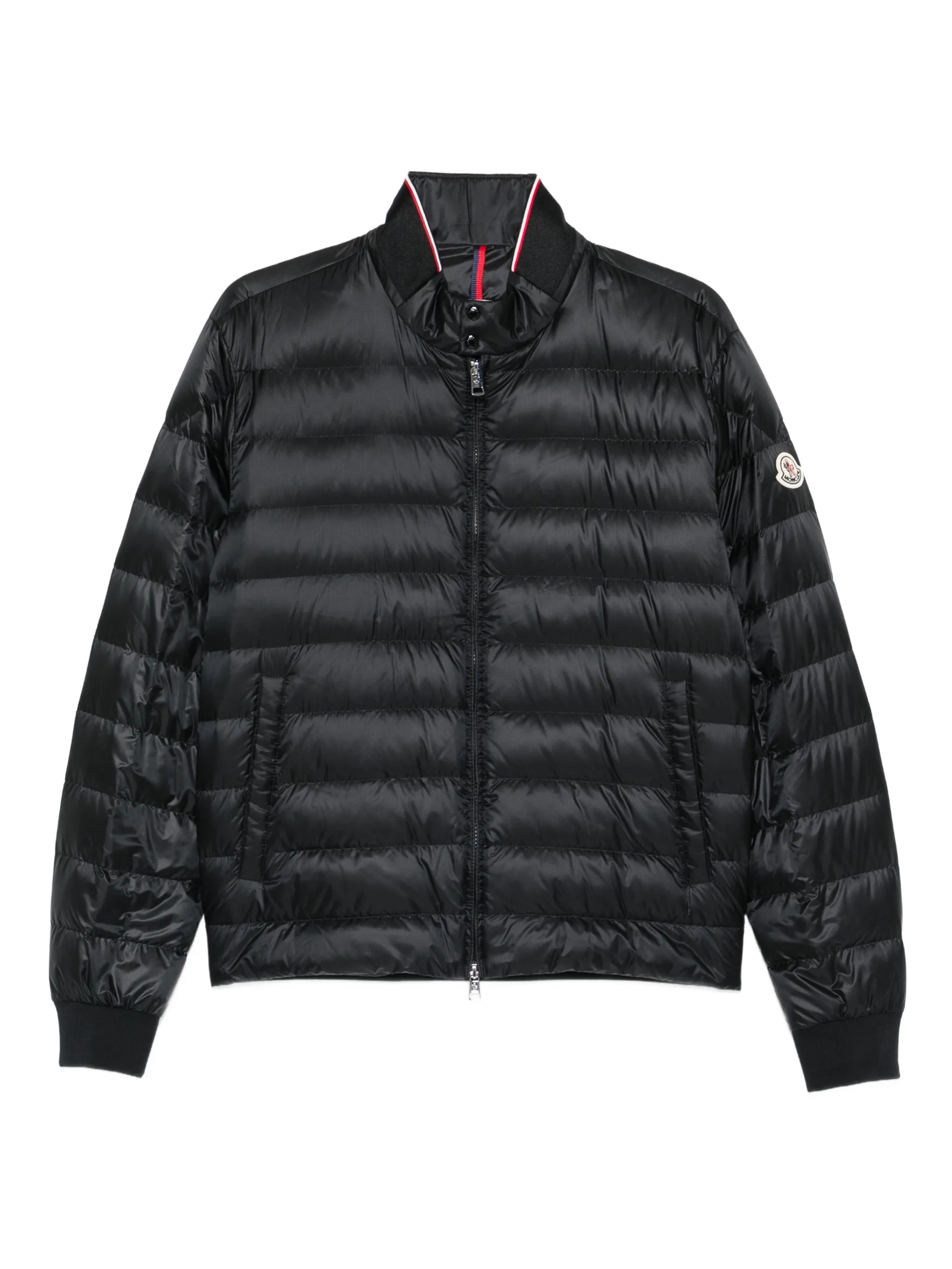 Rigel quilted logo-patch jacket