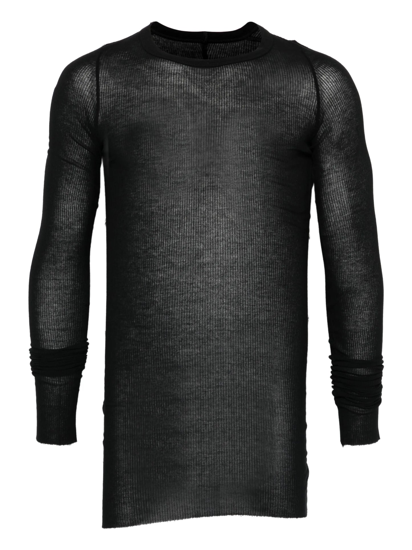 long-sleeved stripped T-shirt