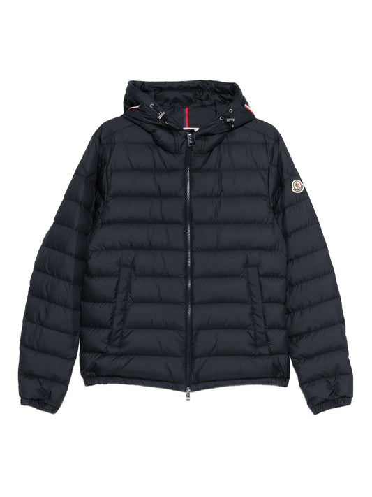 hooded quilted jacket