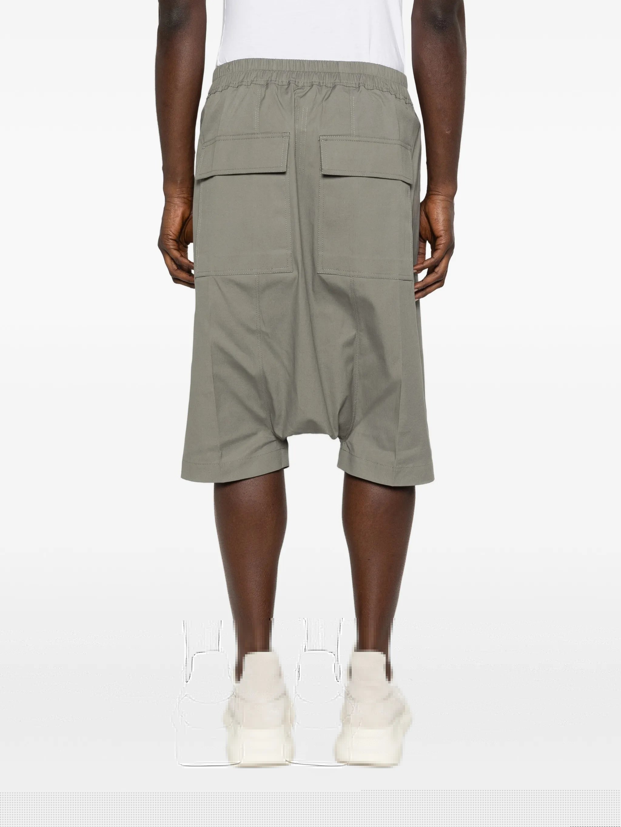 drop crotch pods shorts