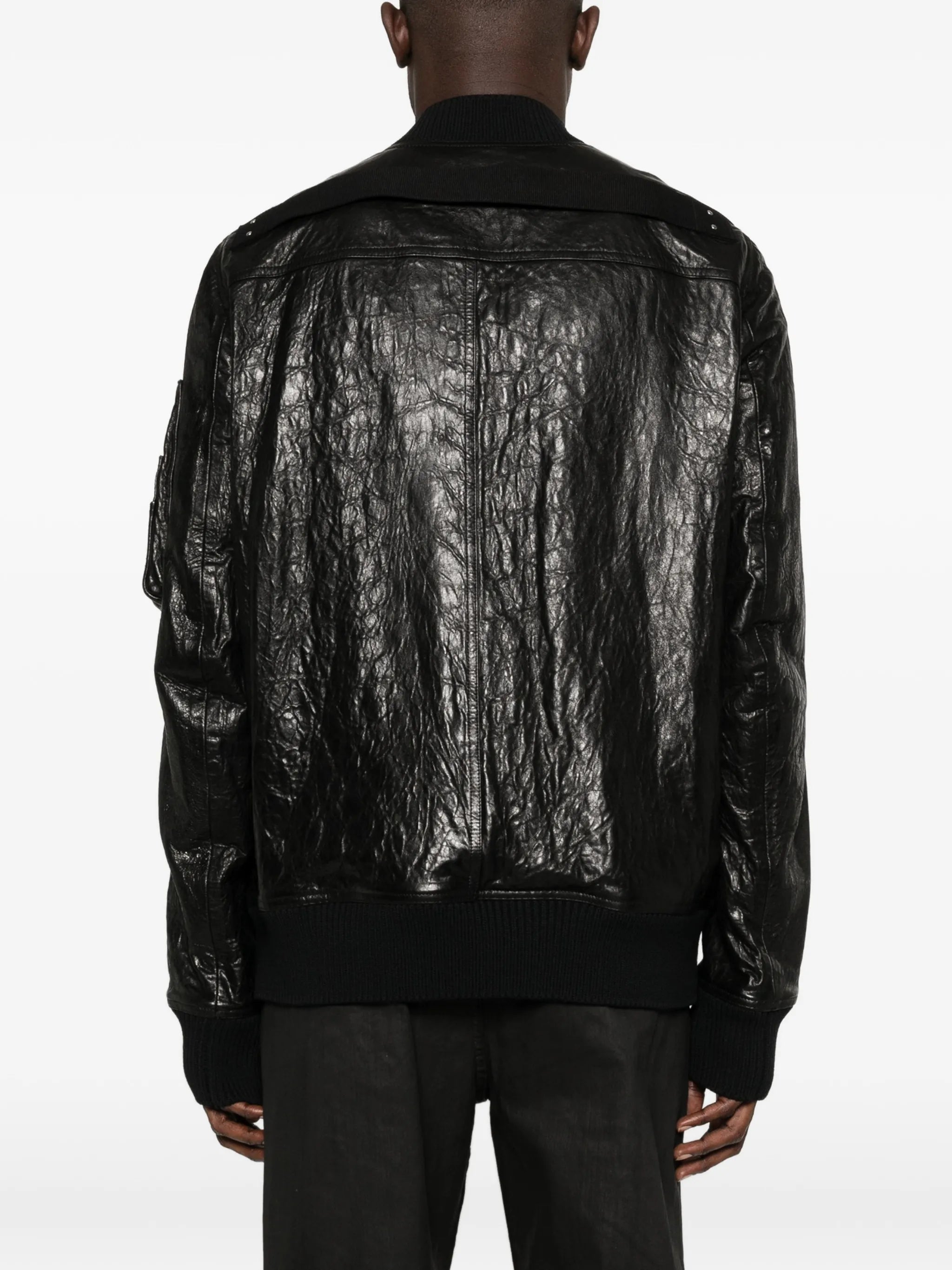classic flight leather bomber jacket