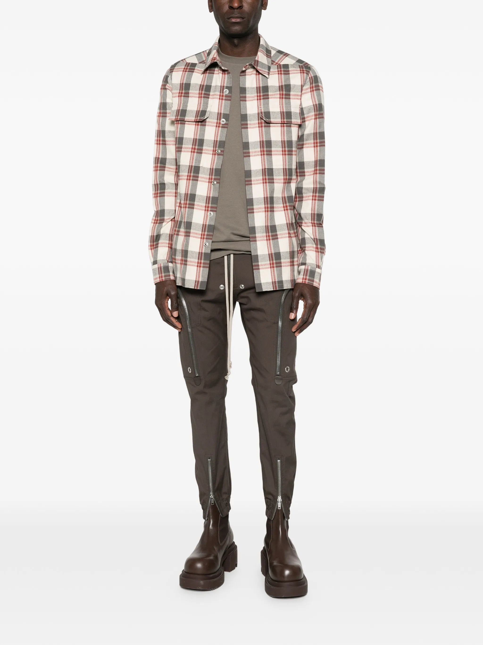 plaid flannel shirt