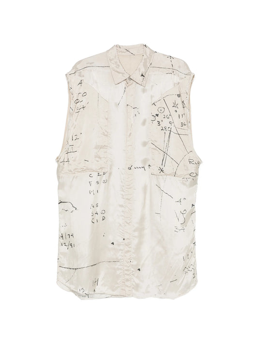 sleeveless outer shirt