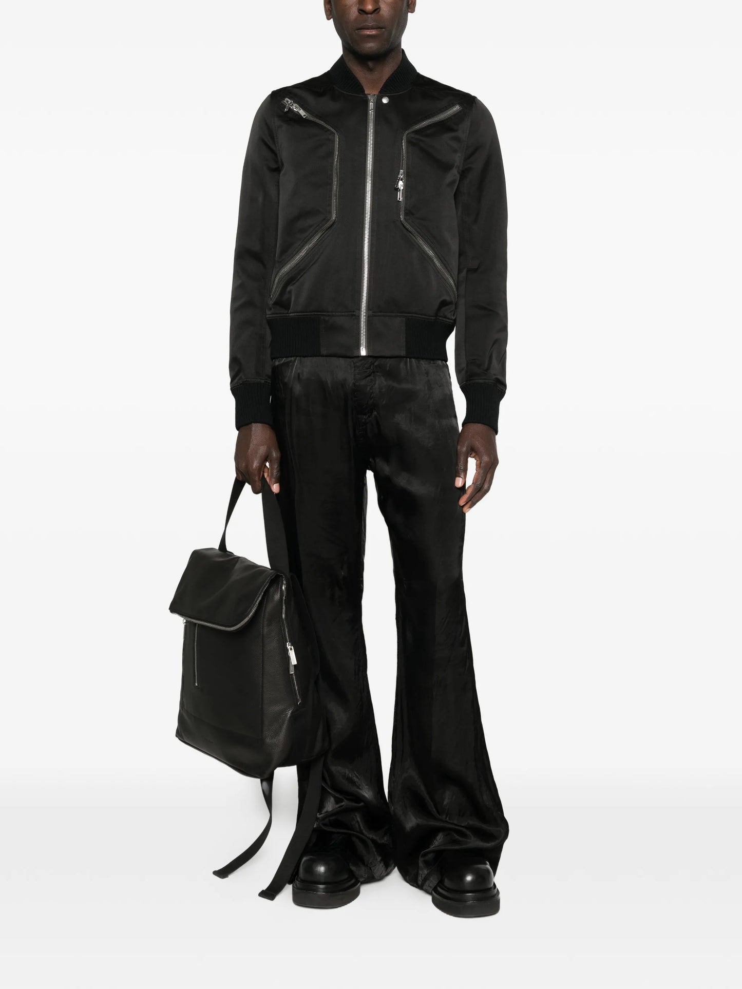 Heizer Flight zipped bomber jacket