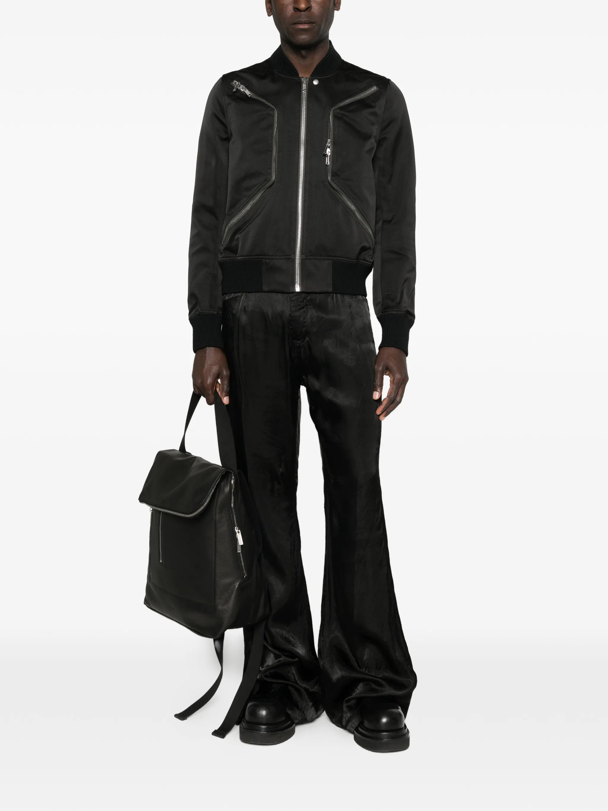 Heizer zip-detail jacket