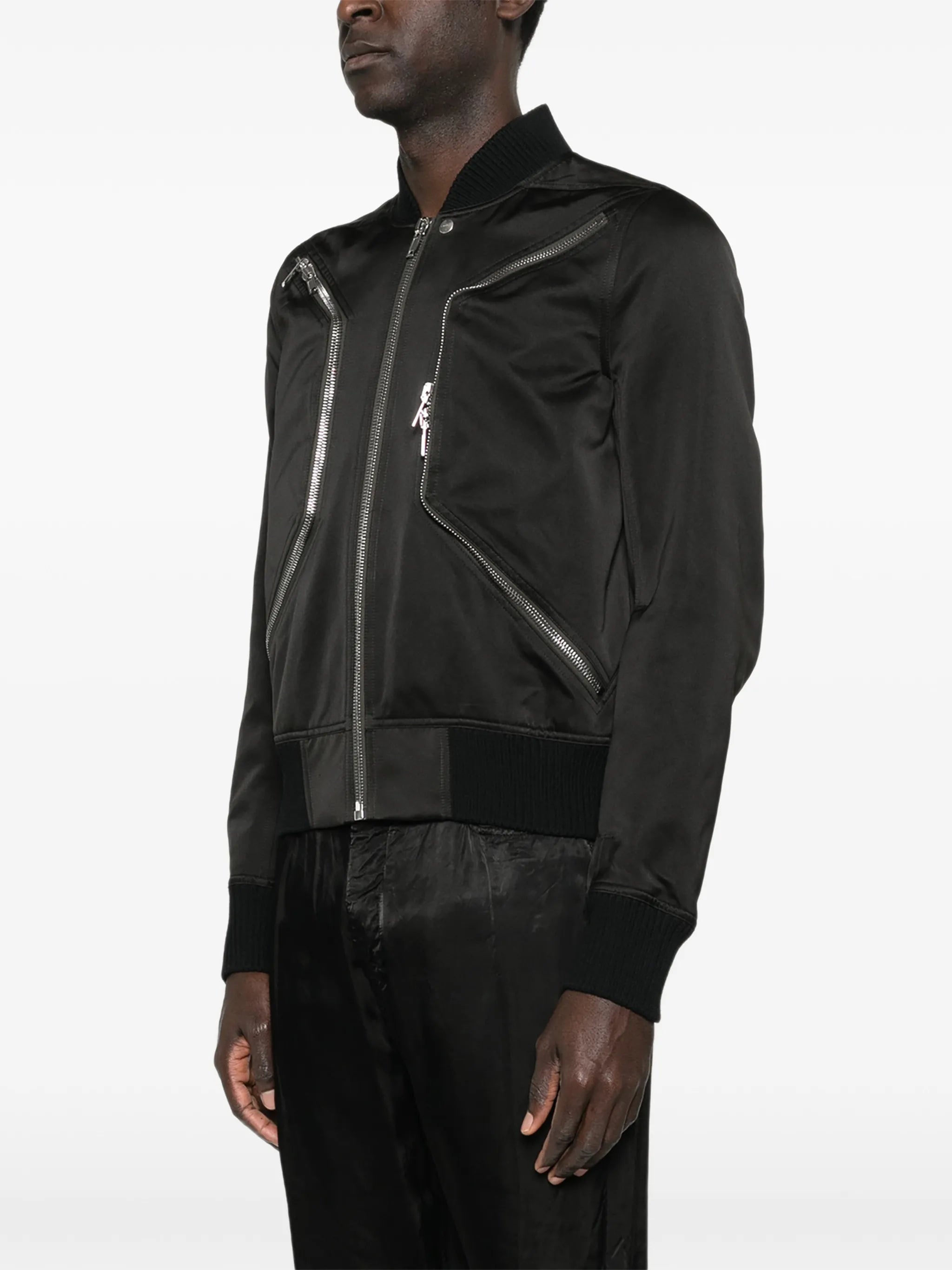 Heizer Flight zipped bomber jacket