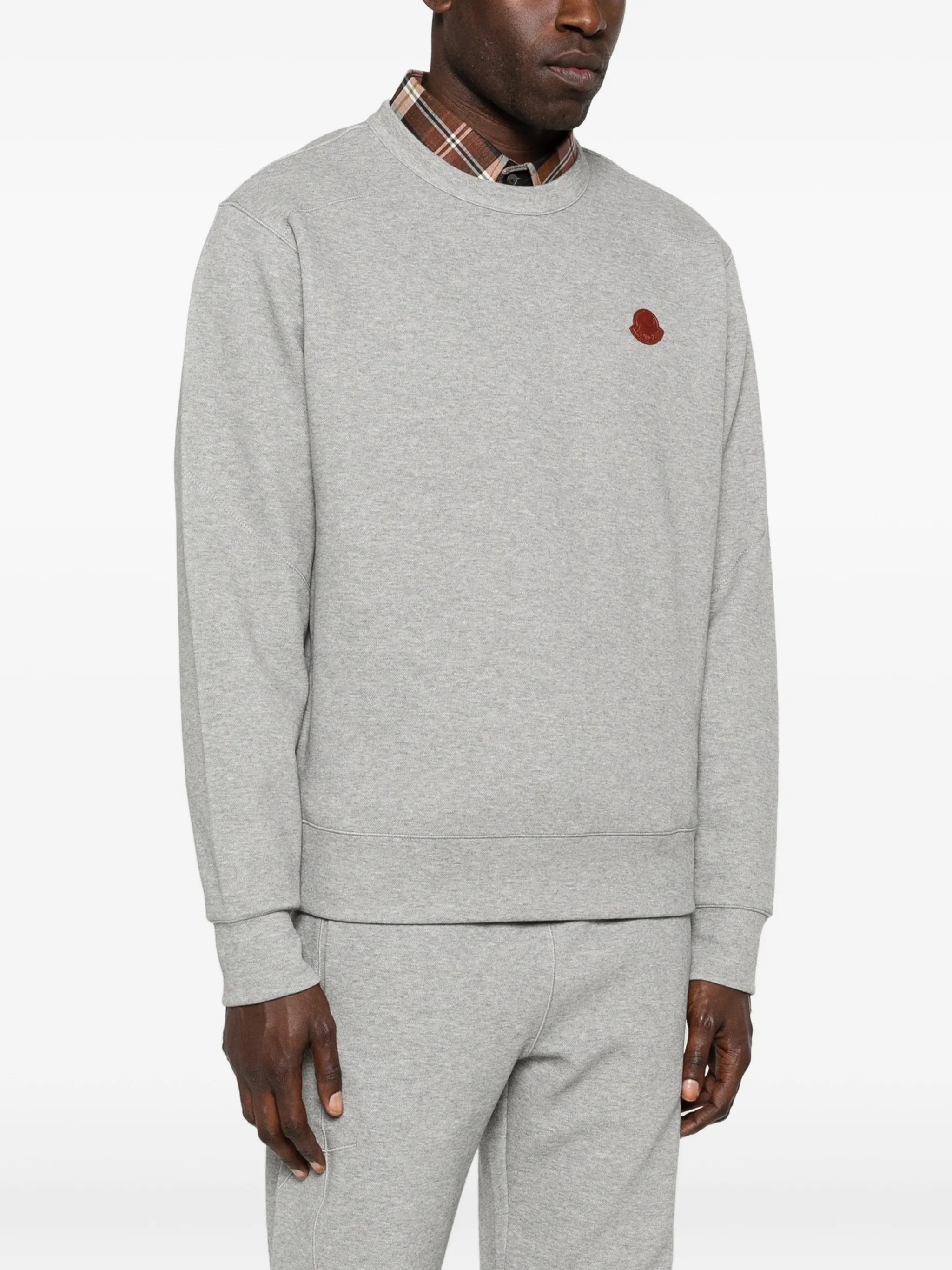 logo patch sweatshirt