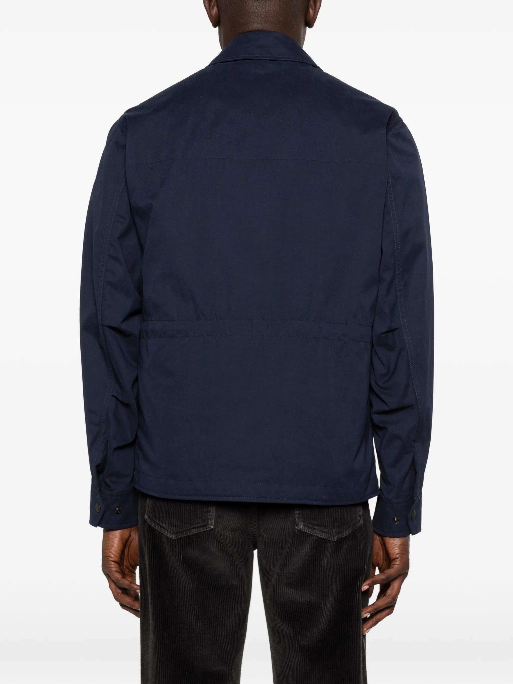 brushed cotton pocket jacket