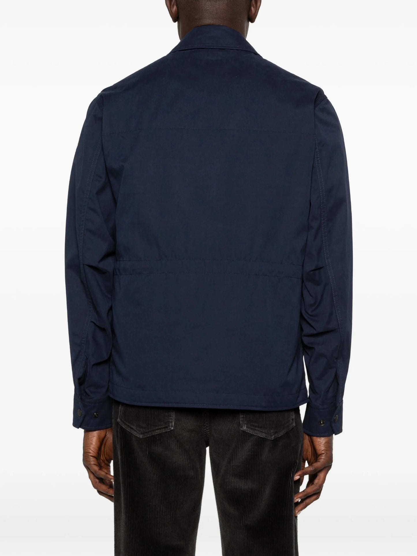 brushed cotton pocket jacket