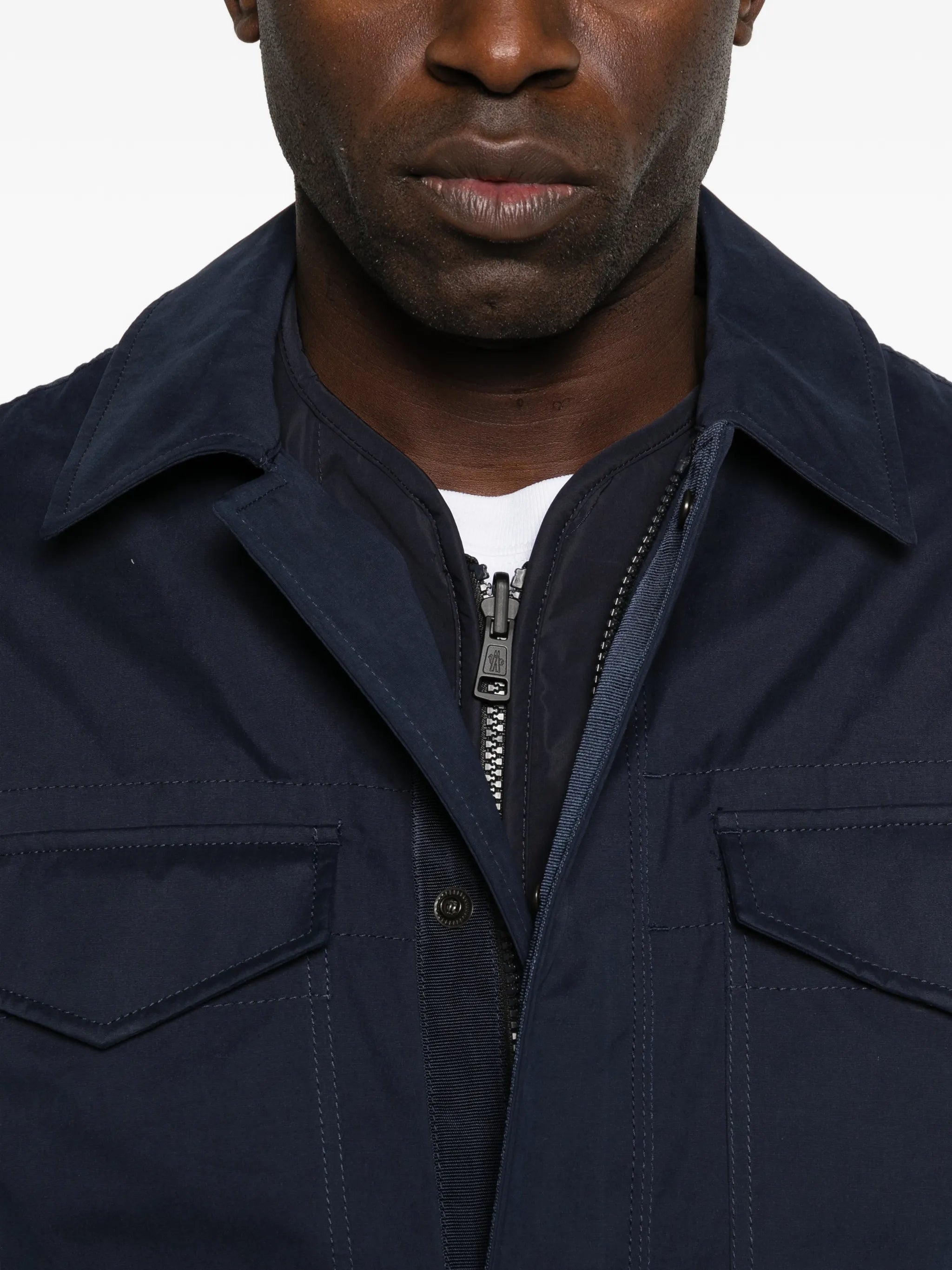 brushed cotton pocket jacket