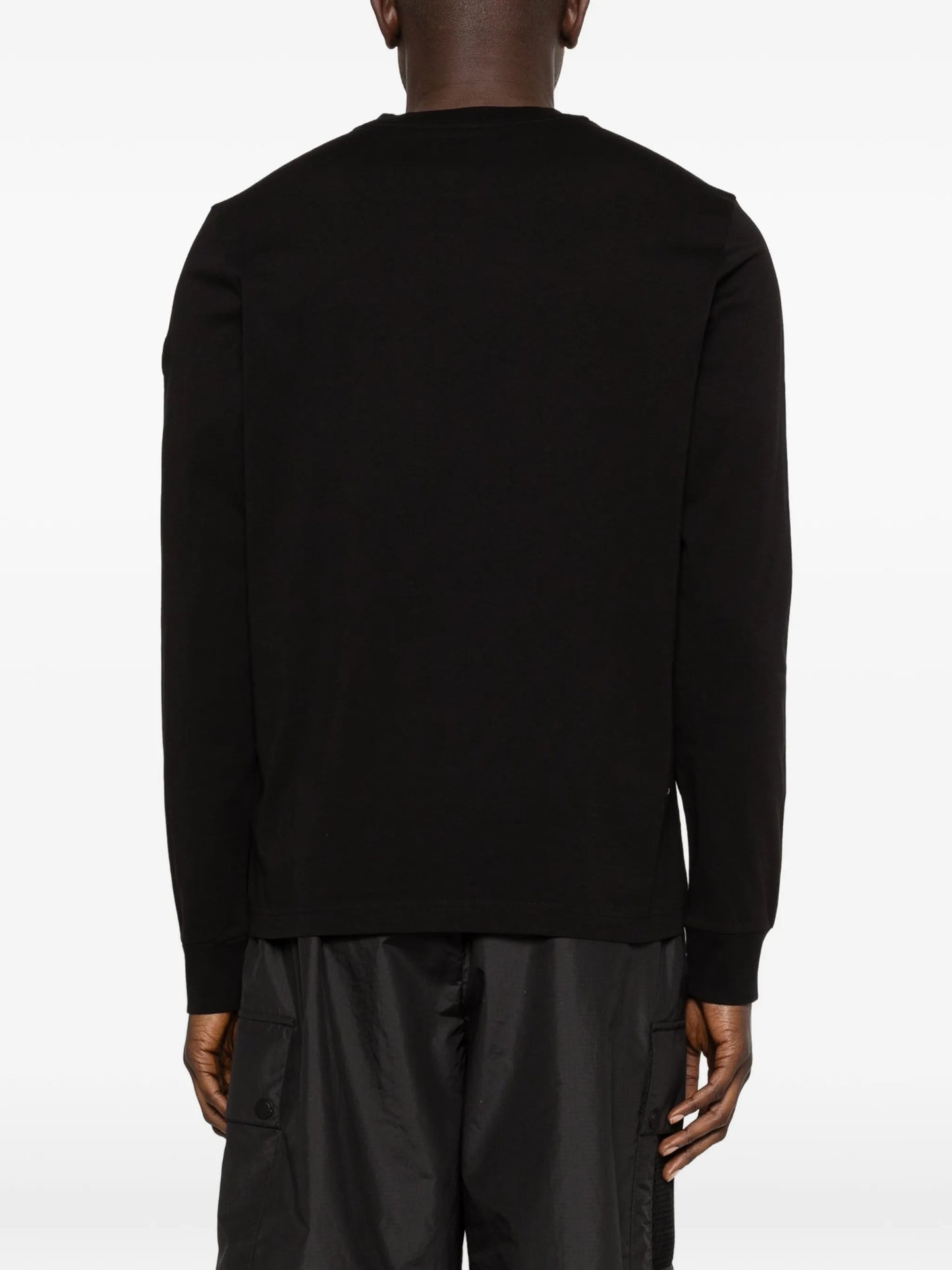 long-sleeve cotton T-shirt
