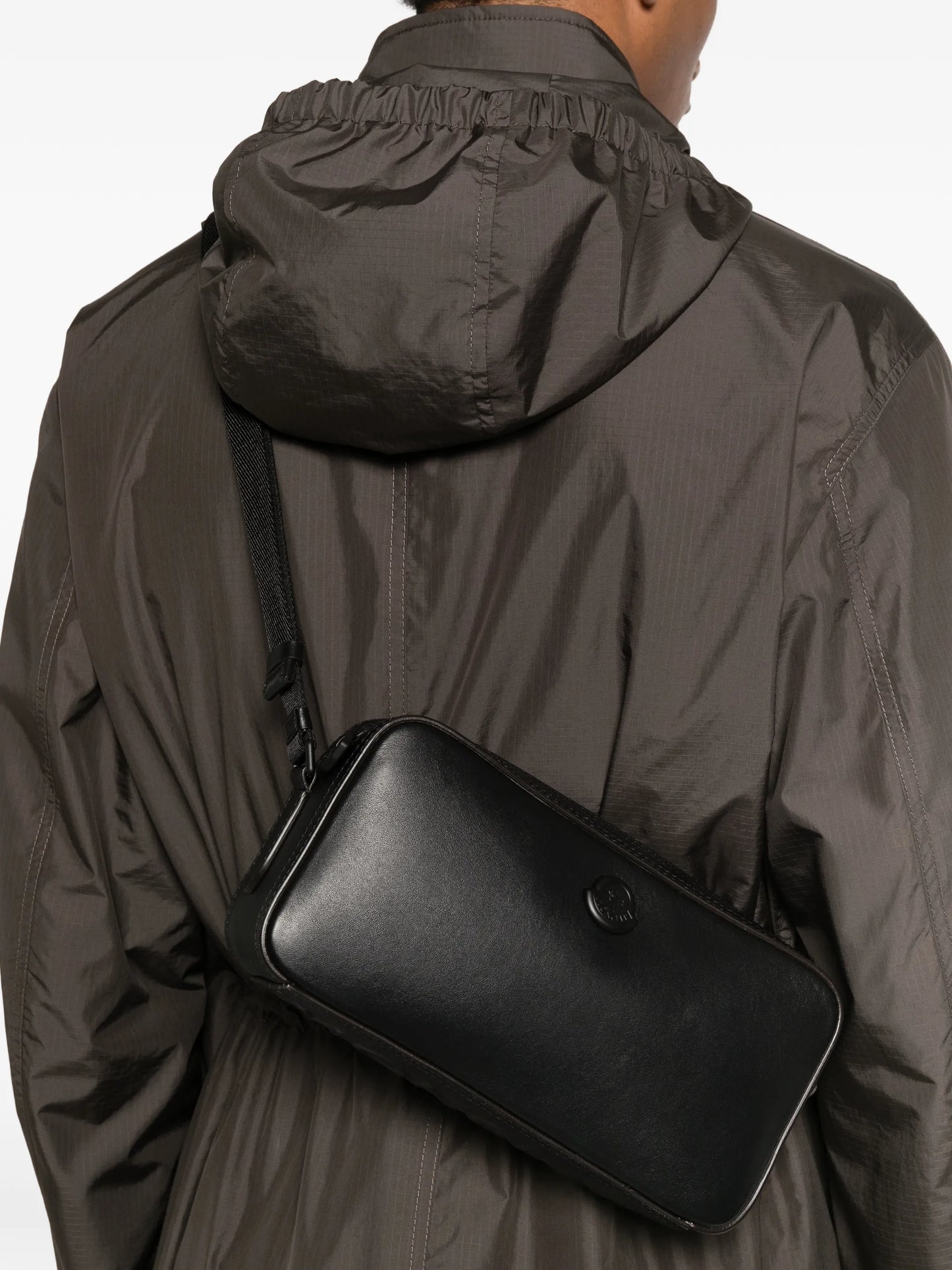 Carlo leather messenger bag
