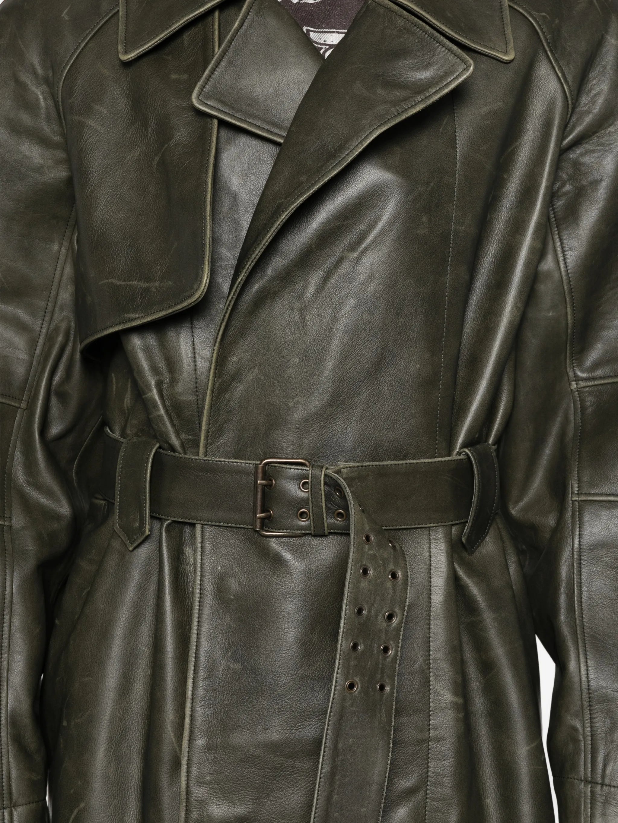 belted trench coat