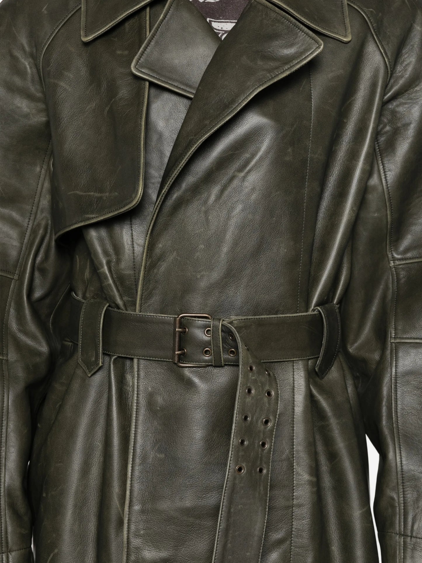 belted trench coat