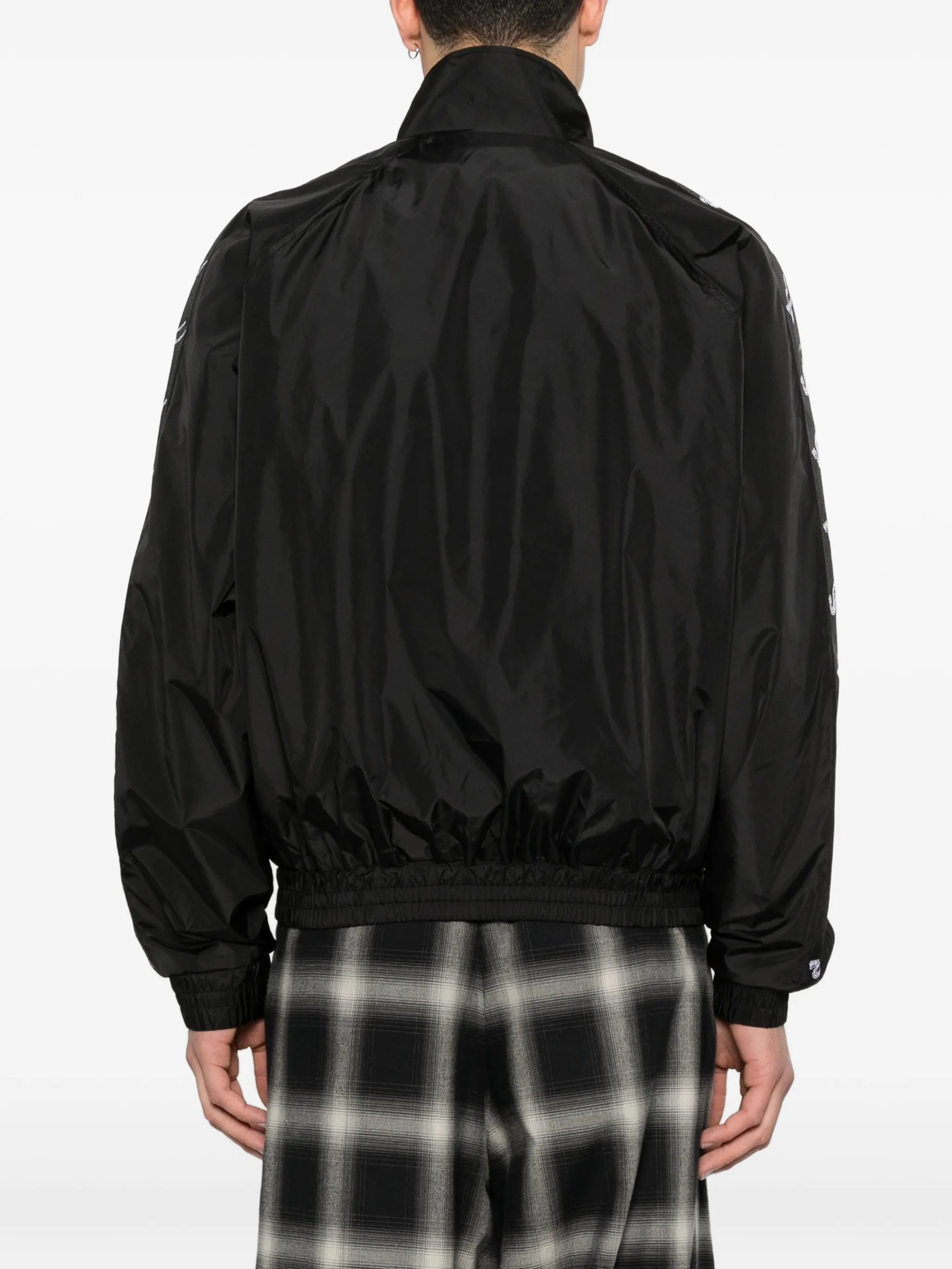 logo-embroidered windbreaker