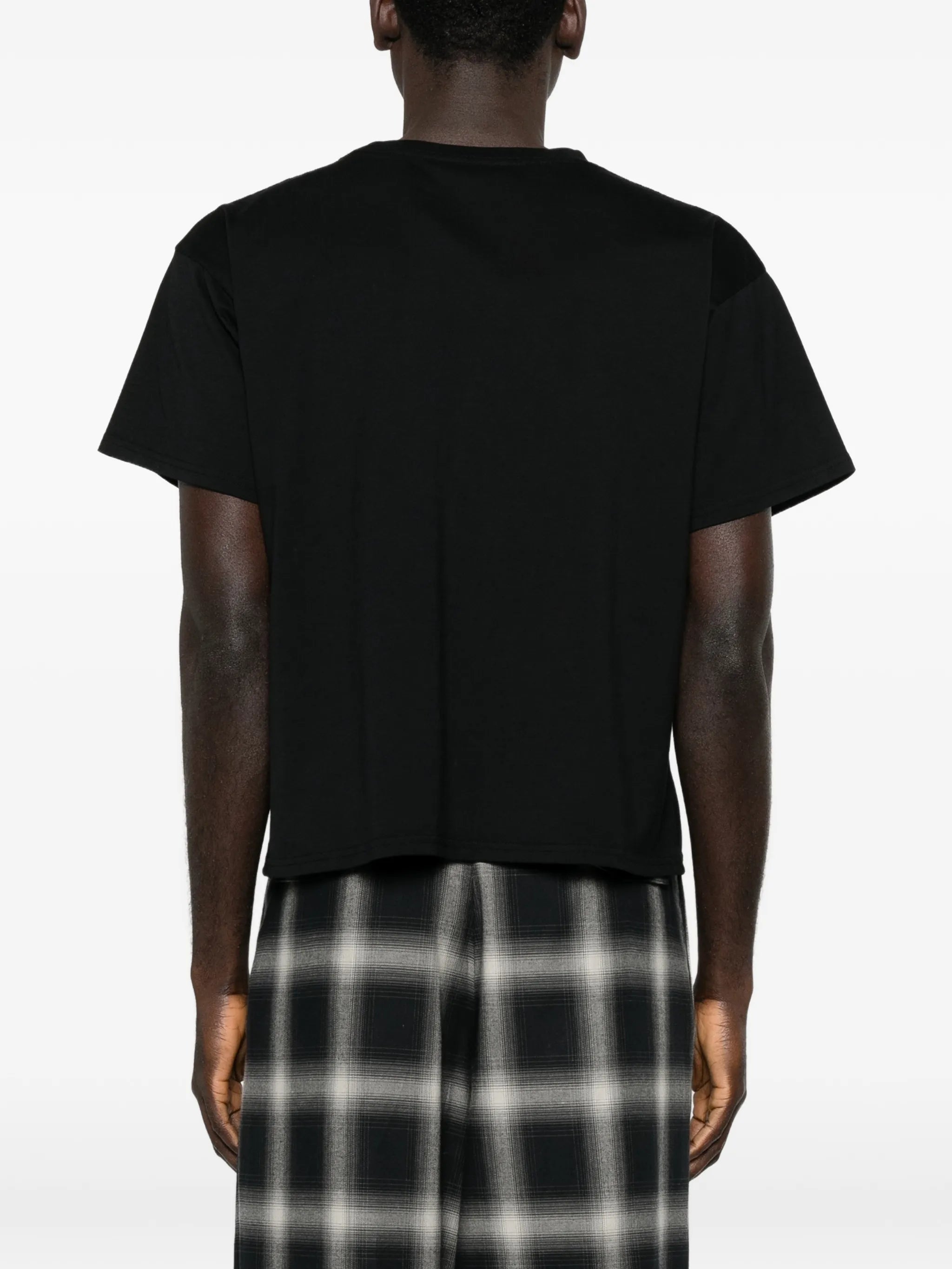 skull-print T-shirt