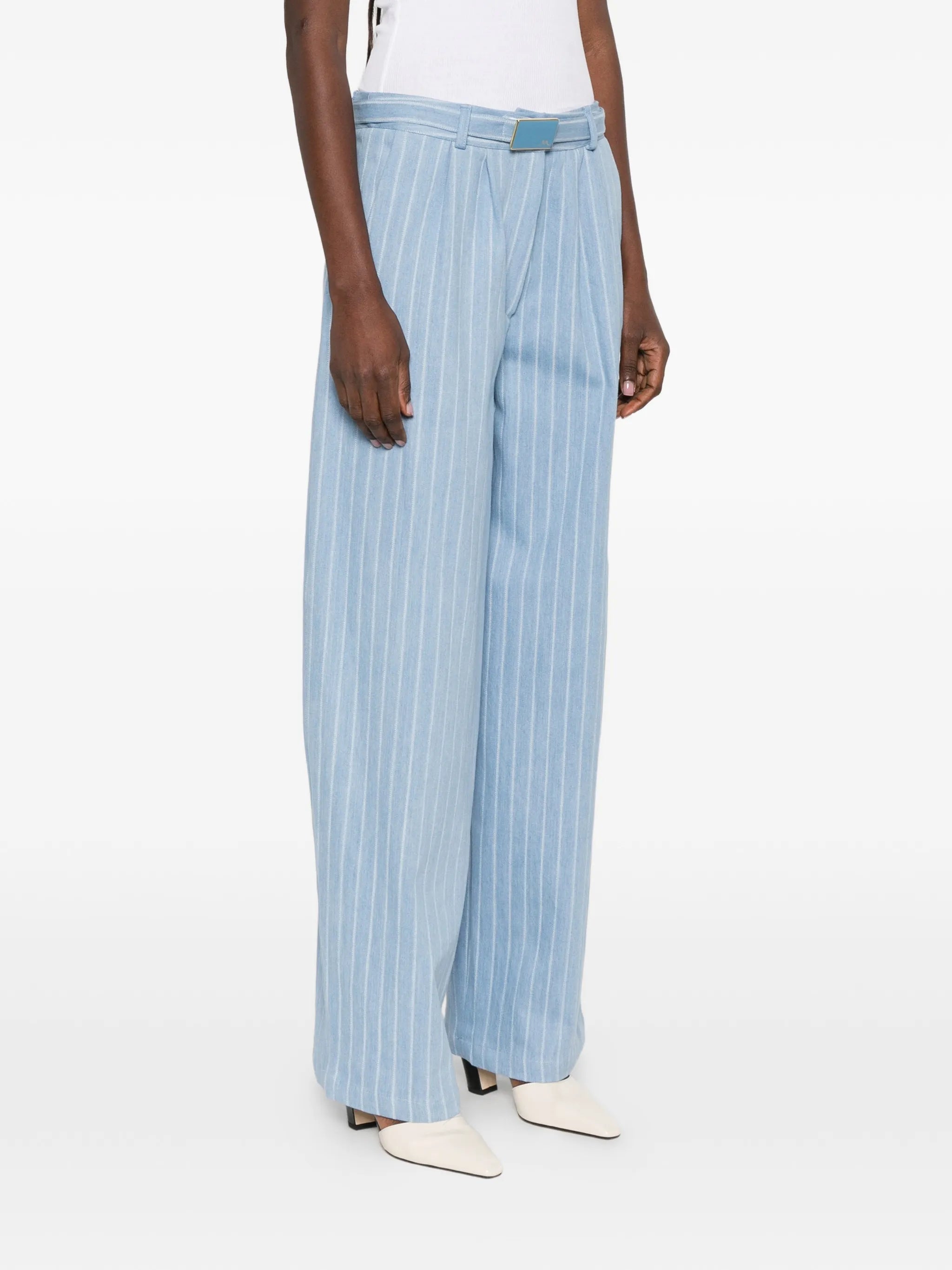 wide-leg jeans