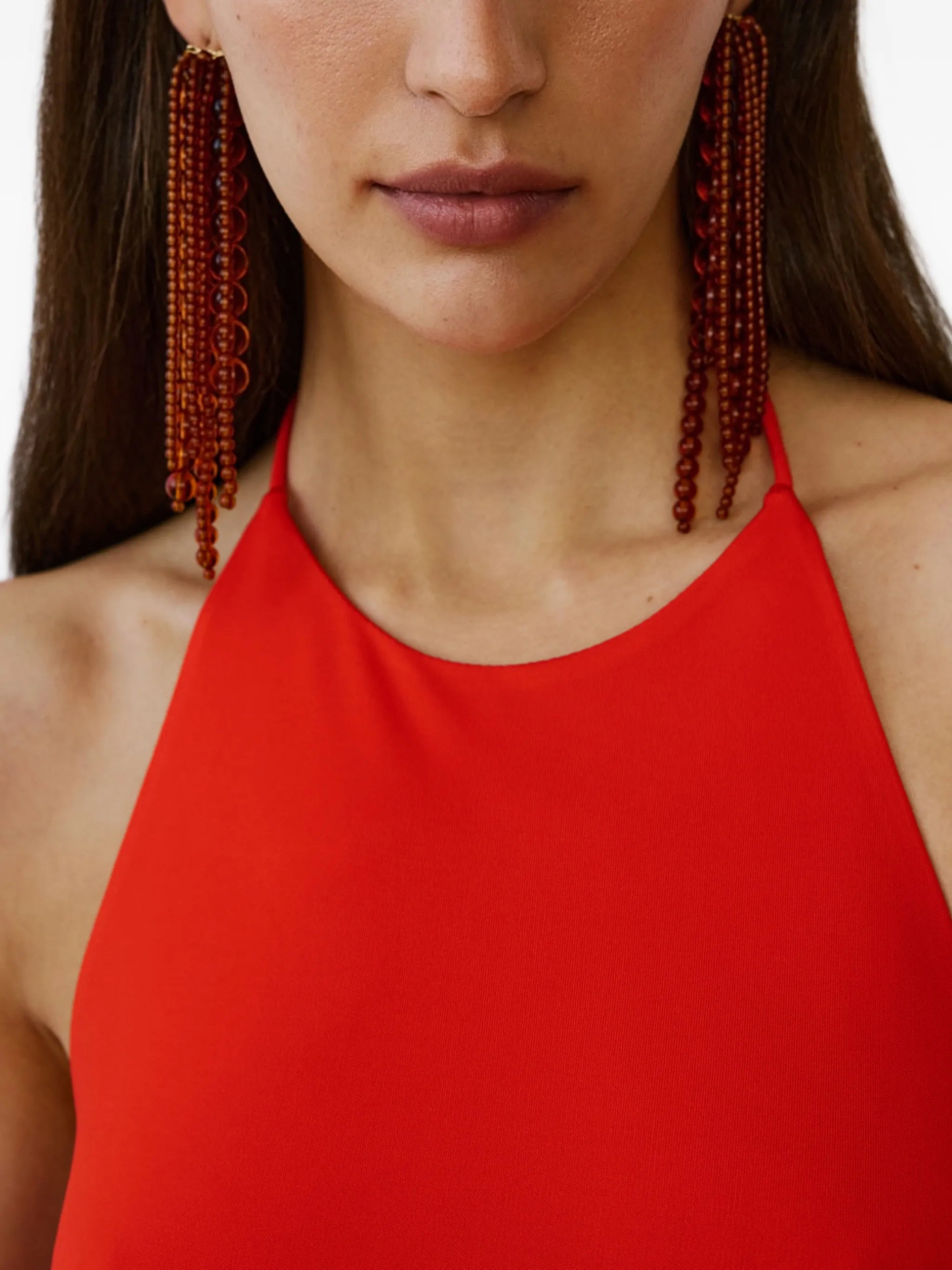 Euphorie knot-detail maxi dress