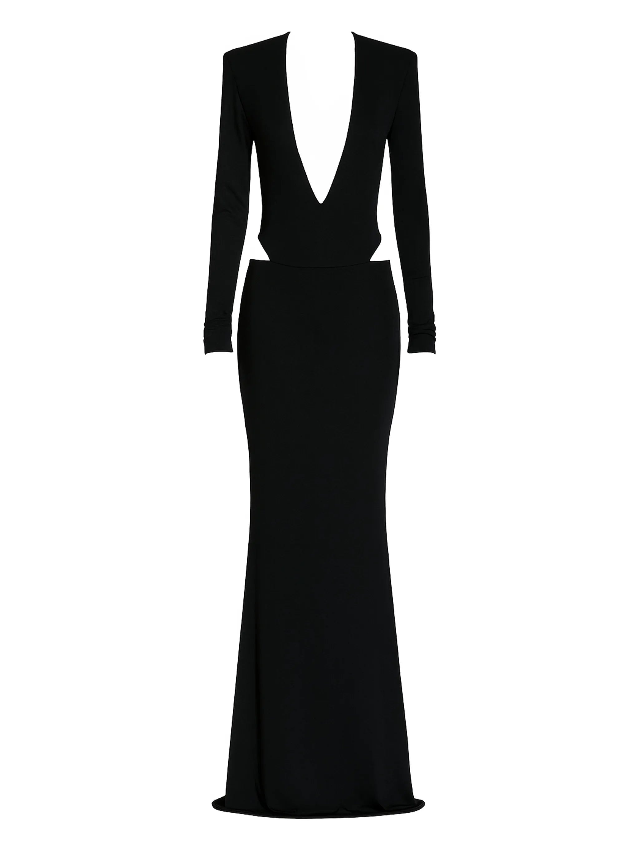 Zoya long-sleeve maxi dress