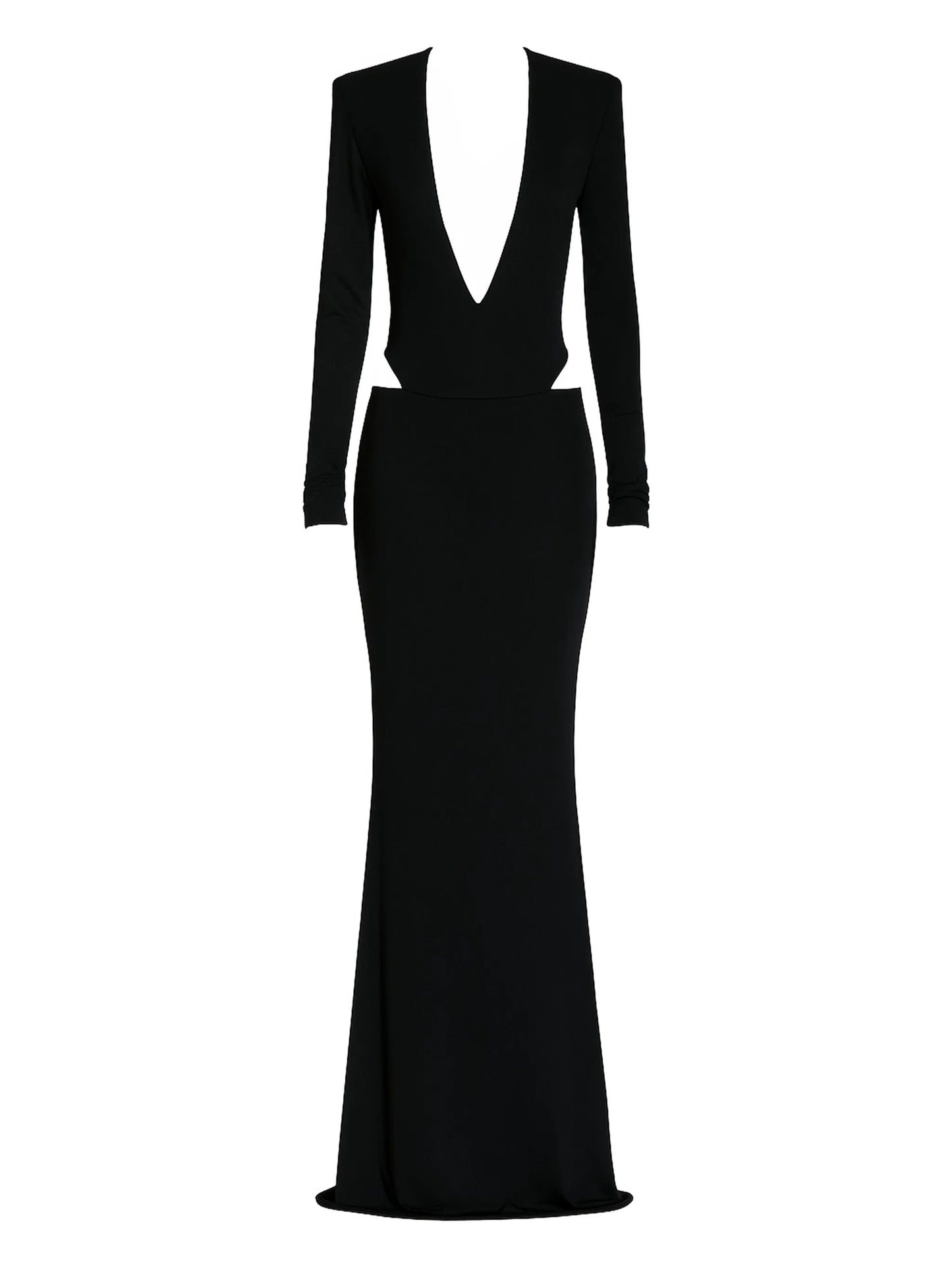 Zoya long-sleeve maxi dress