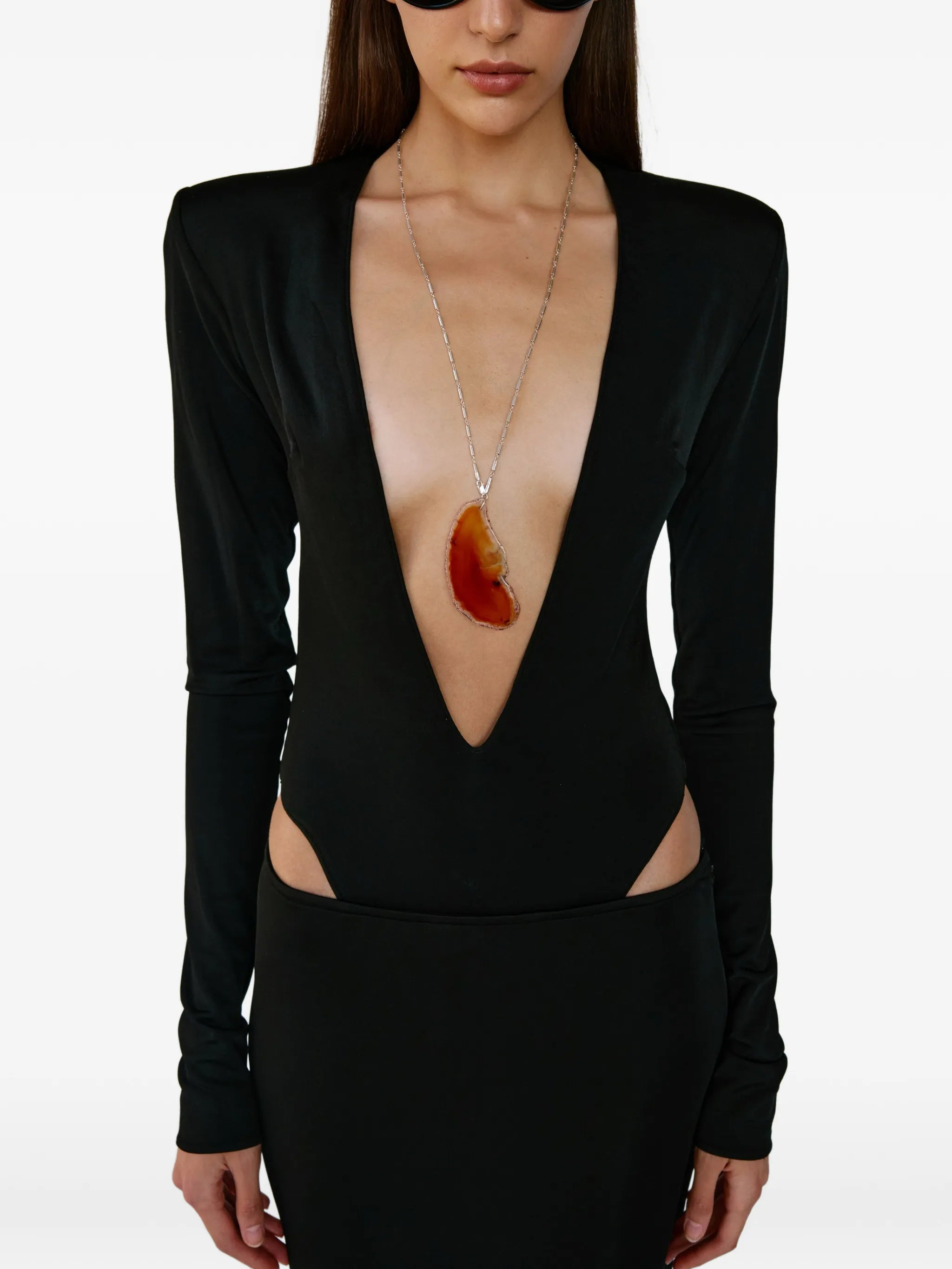 Zoya long-sleeve maxi dress