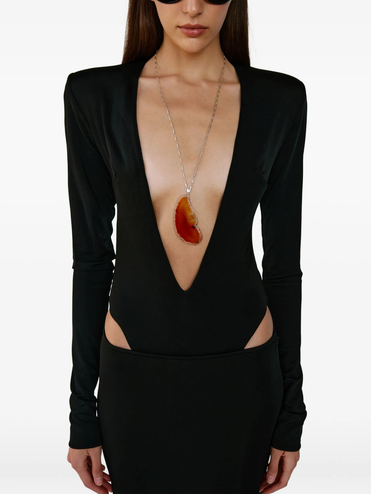 Zoya long-sleeve maxi dress