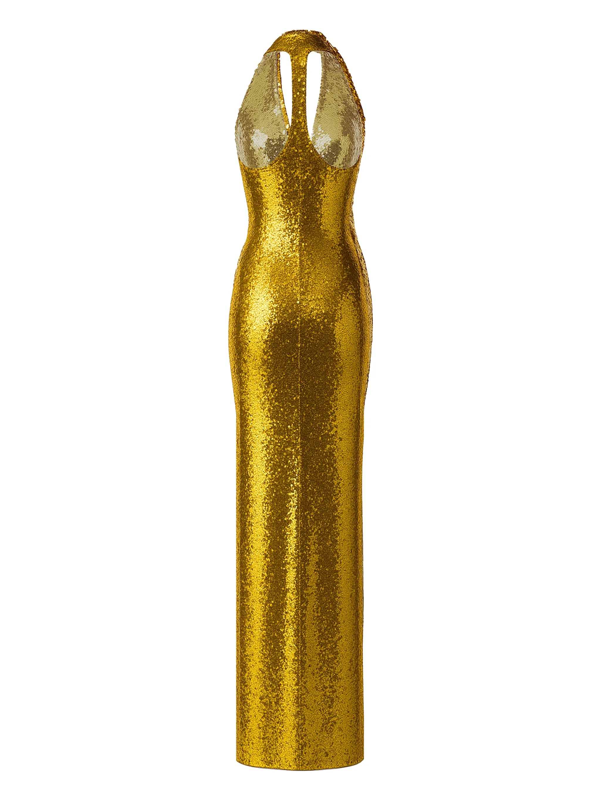 Olympia sequin-embellishment maxi dress