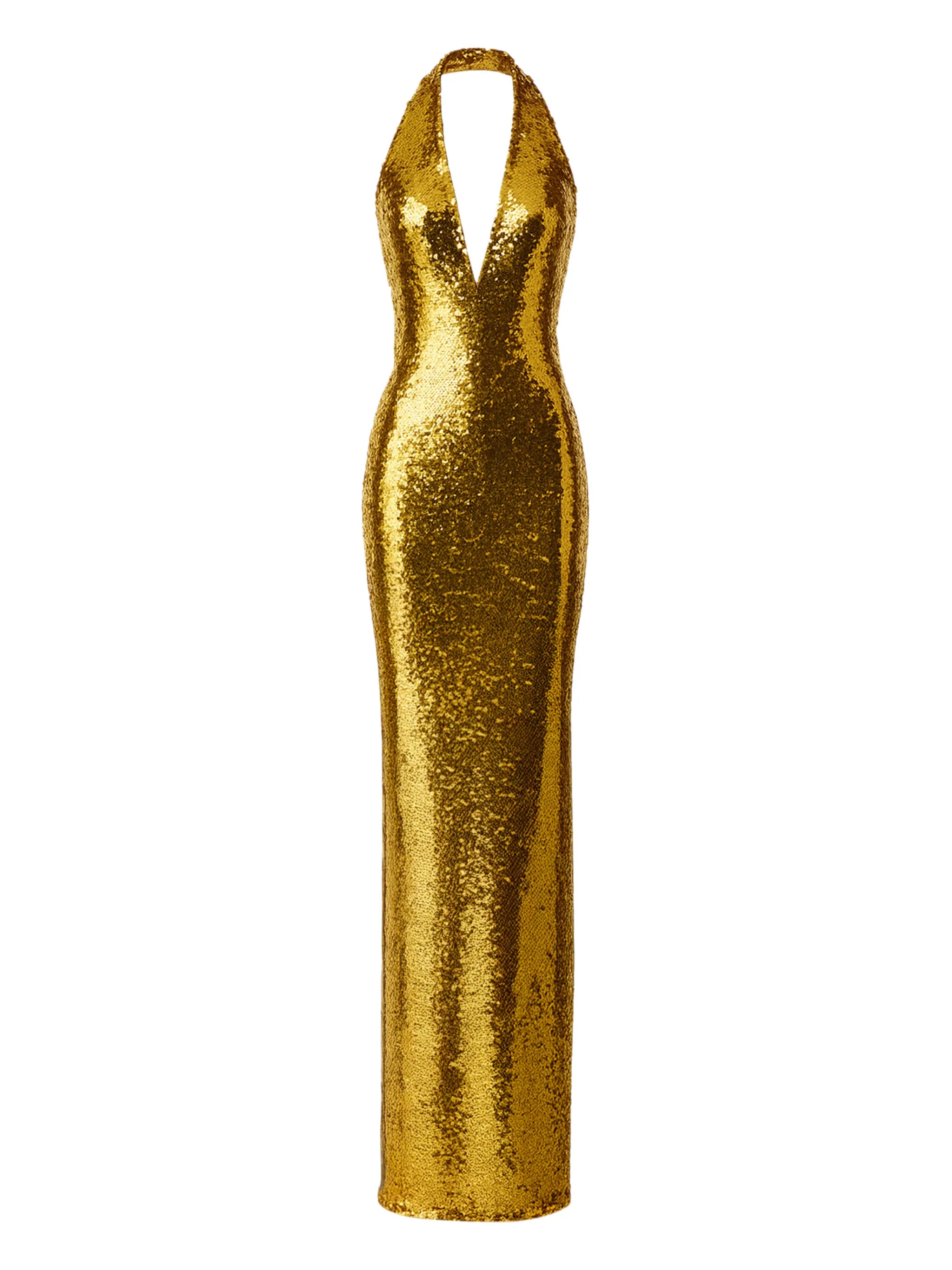 Olympia sequin-embellishment maxi dress