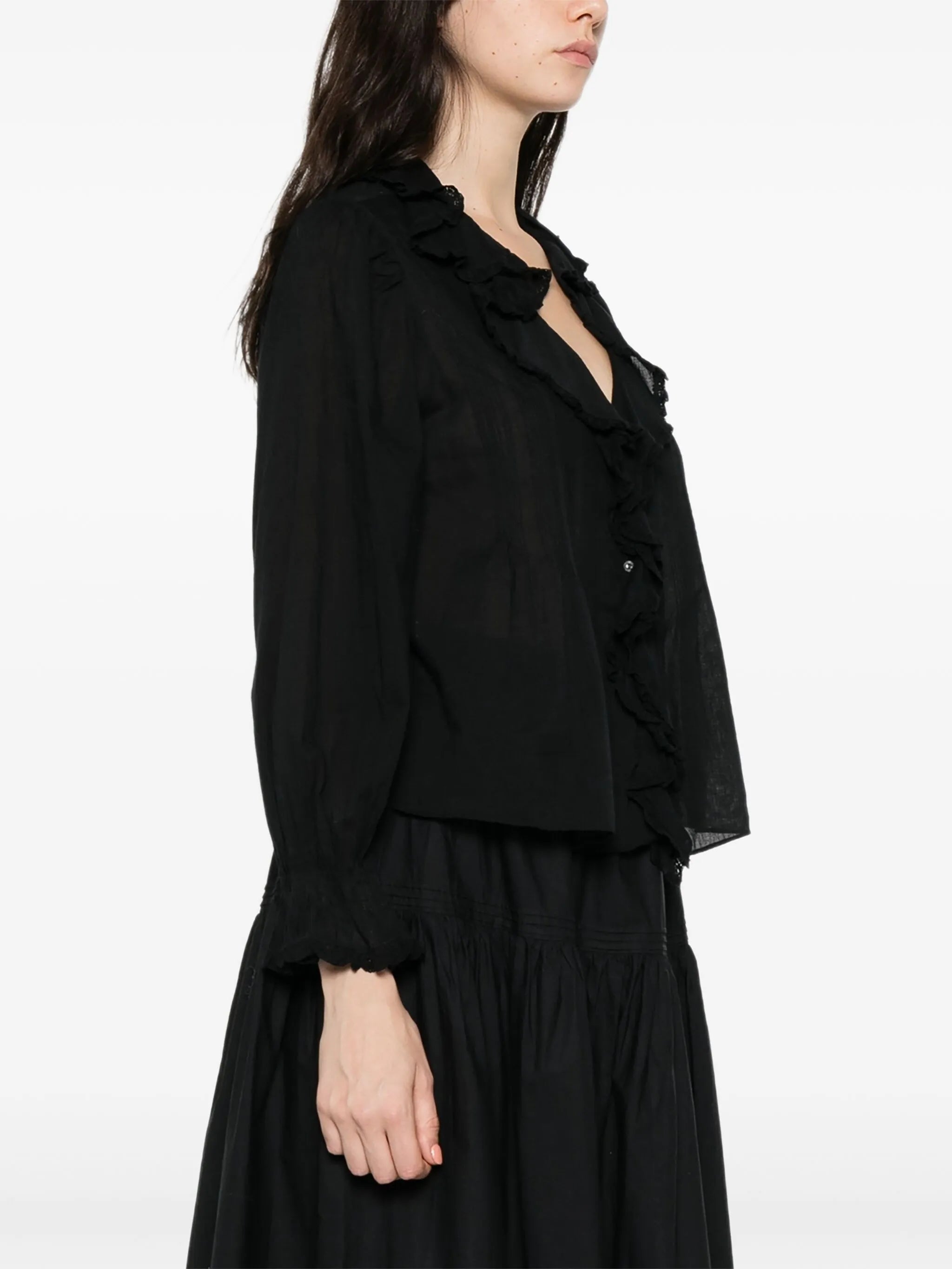 Hardy long-sleeve blouse
