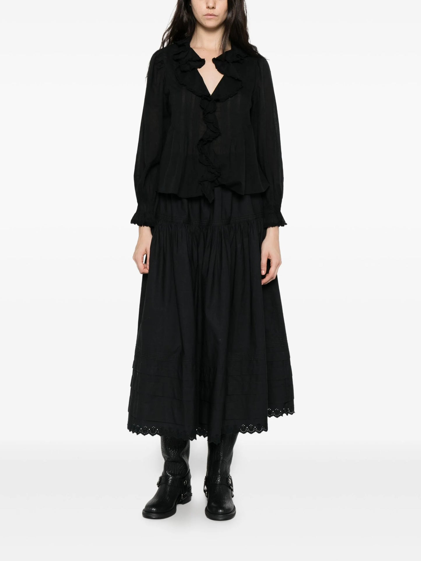 Hardy long-sleeve blouse