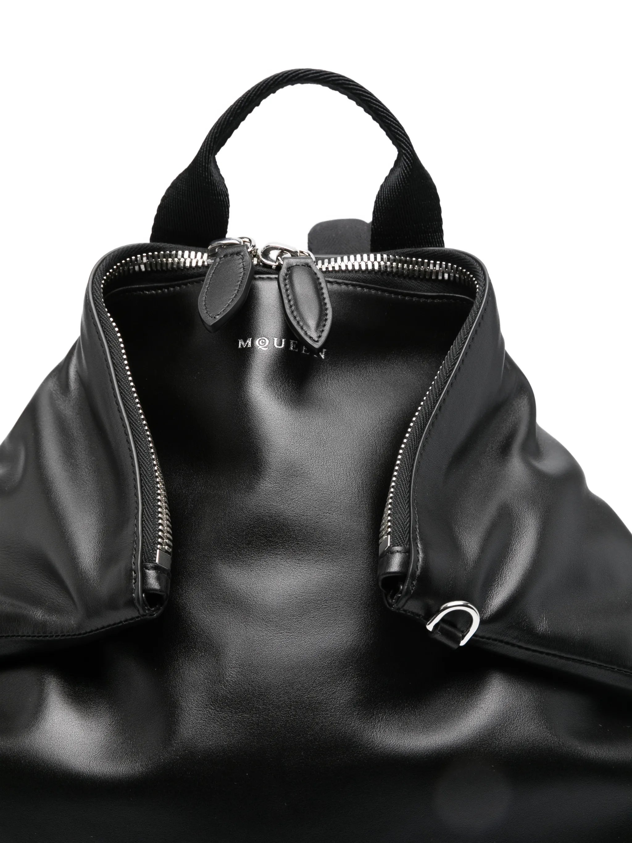 Manta leather backpack