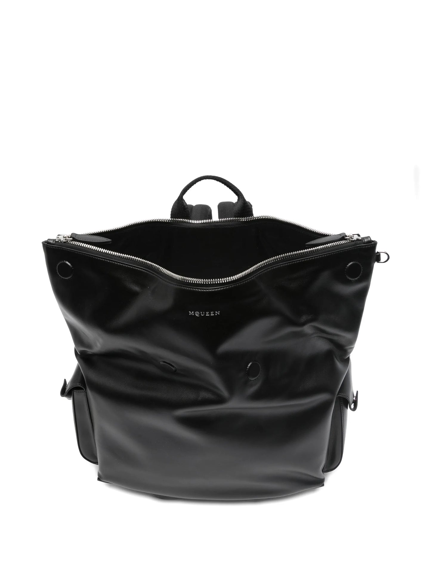 Manta leather backpack