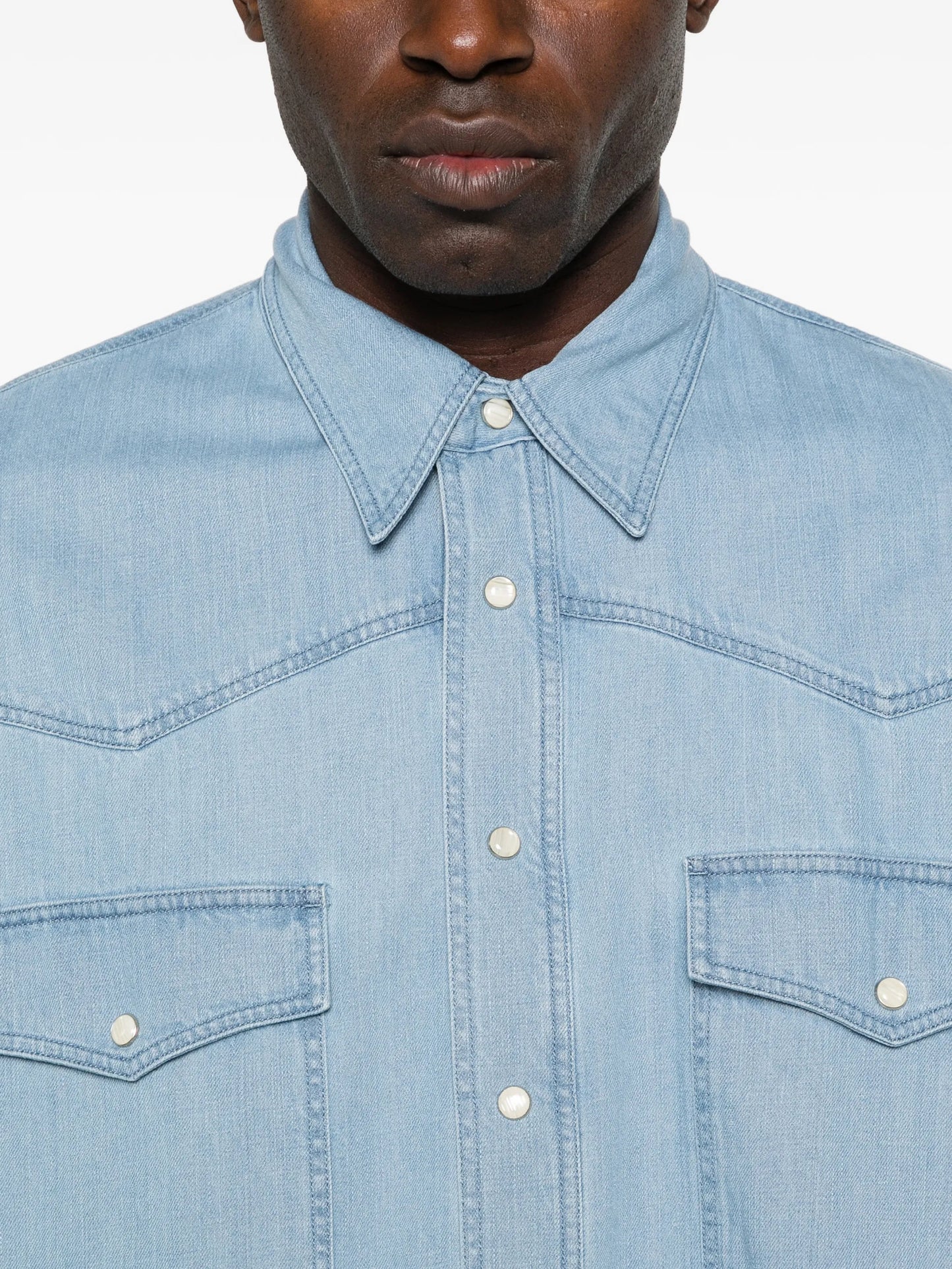 flap-pocket shirt