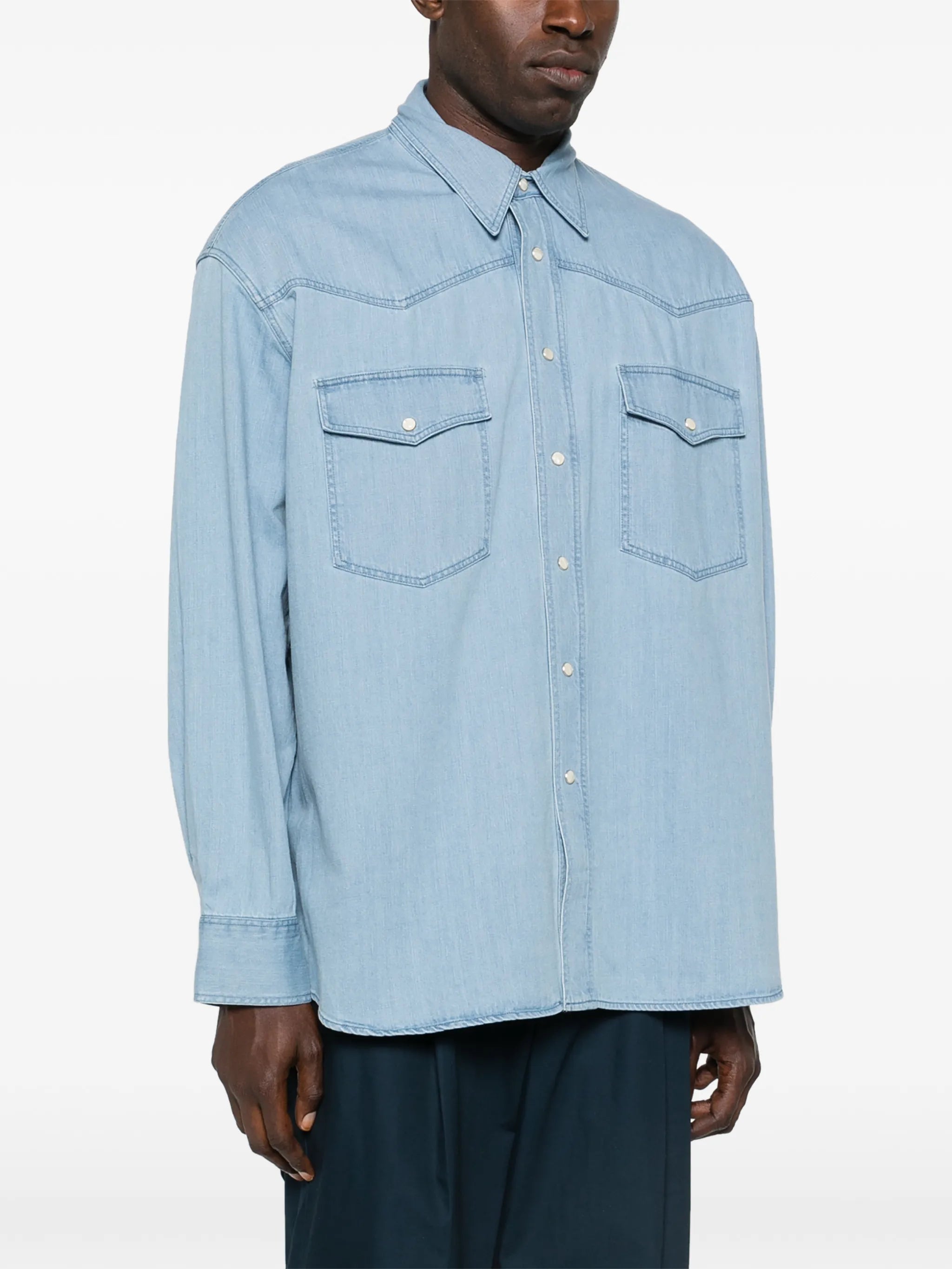 flap-pocket shirt