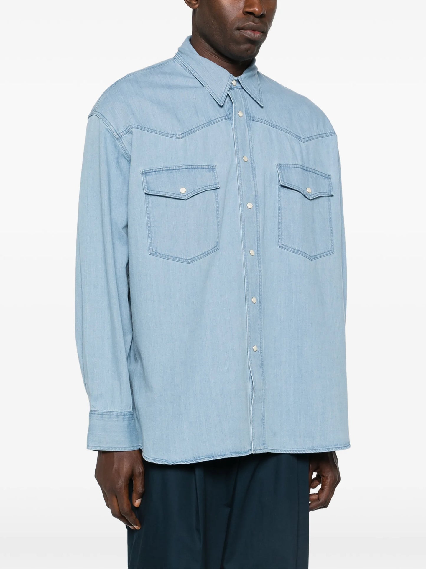 flap-pocket shirt